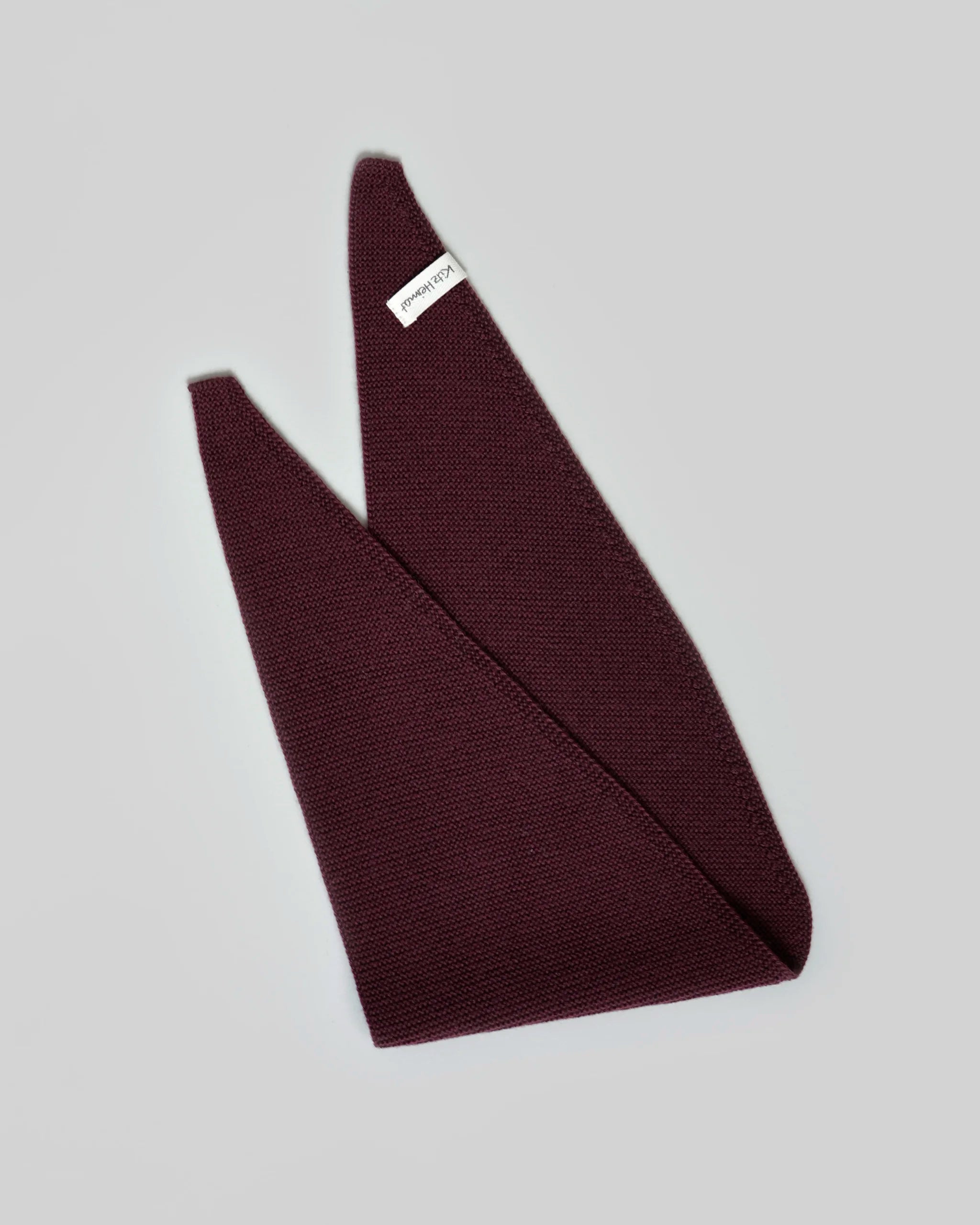 Merino Strickschal Damen - Burgundy