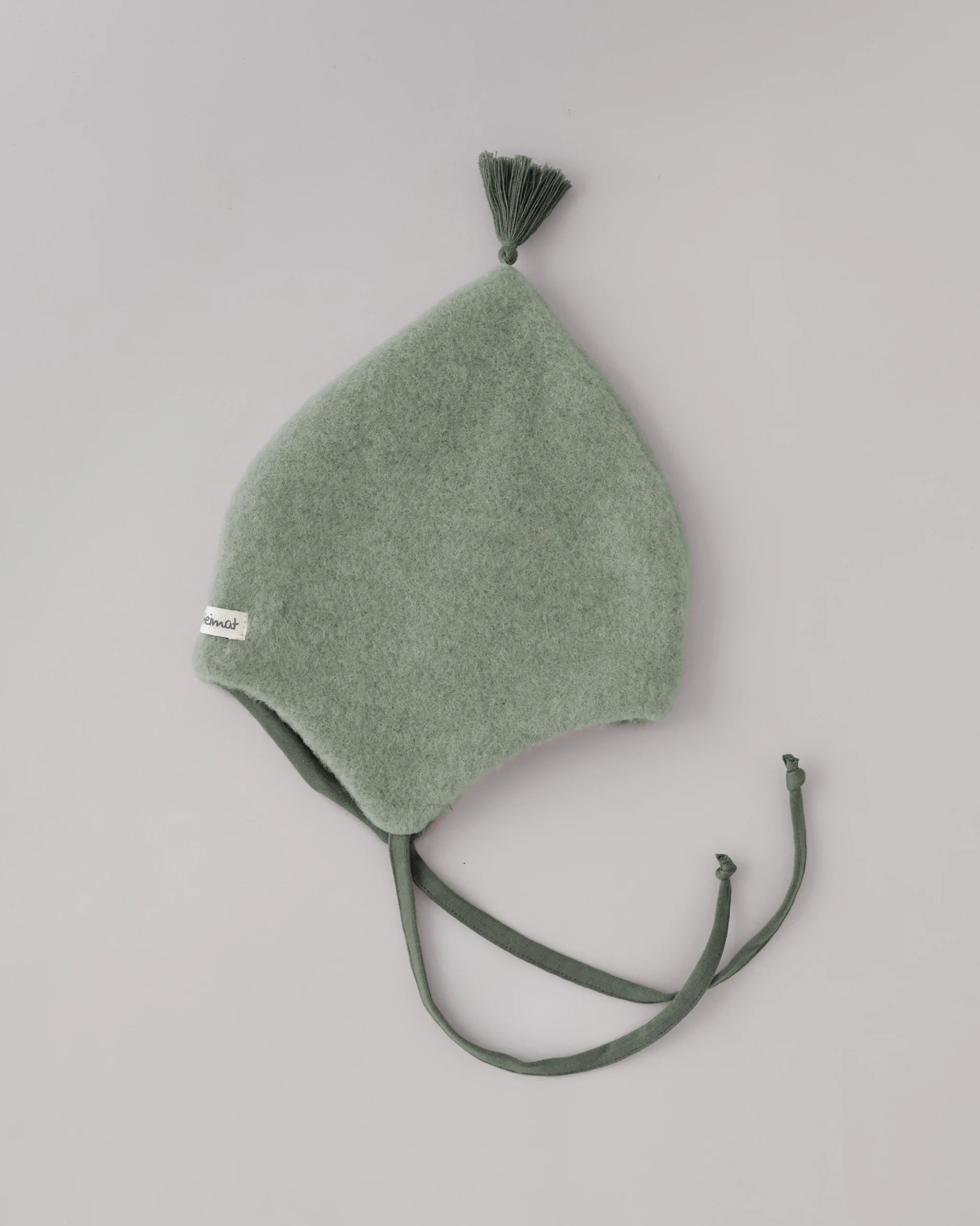 Wollfleece Babymütze - Frost Green/Green