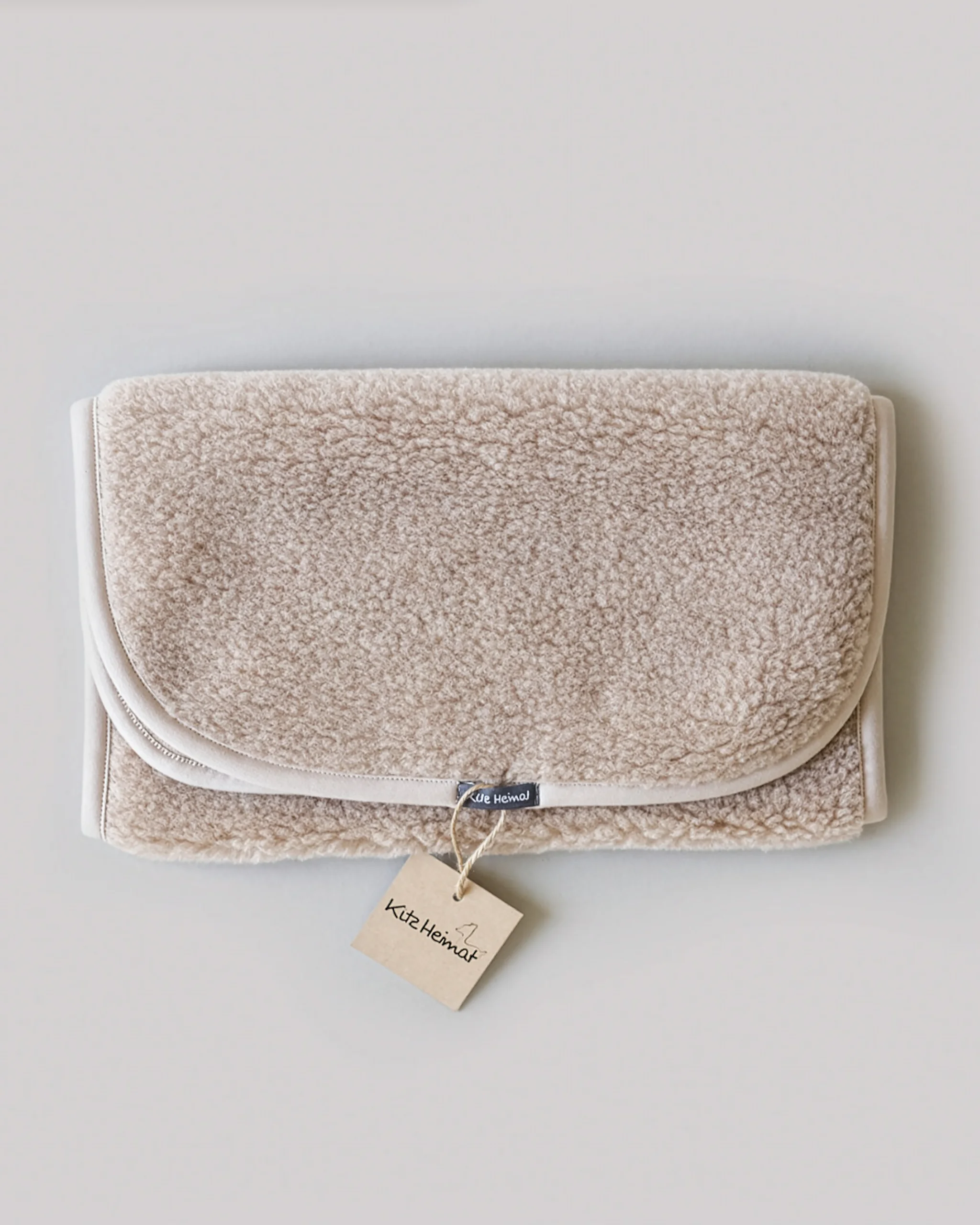 Wollplüsch Einlage - Beige/Beige