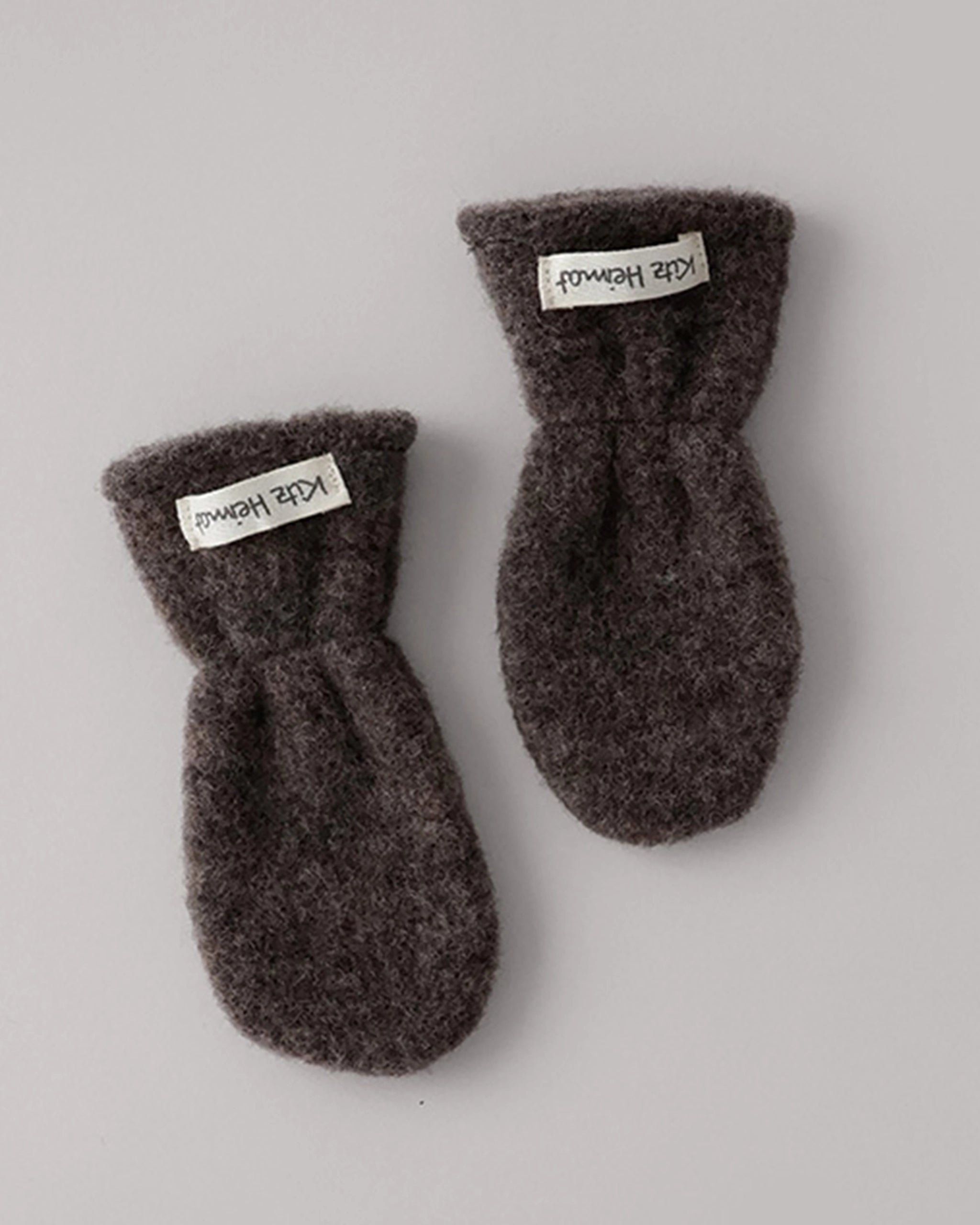 Wollfleece Fäustlinge - Chocolate