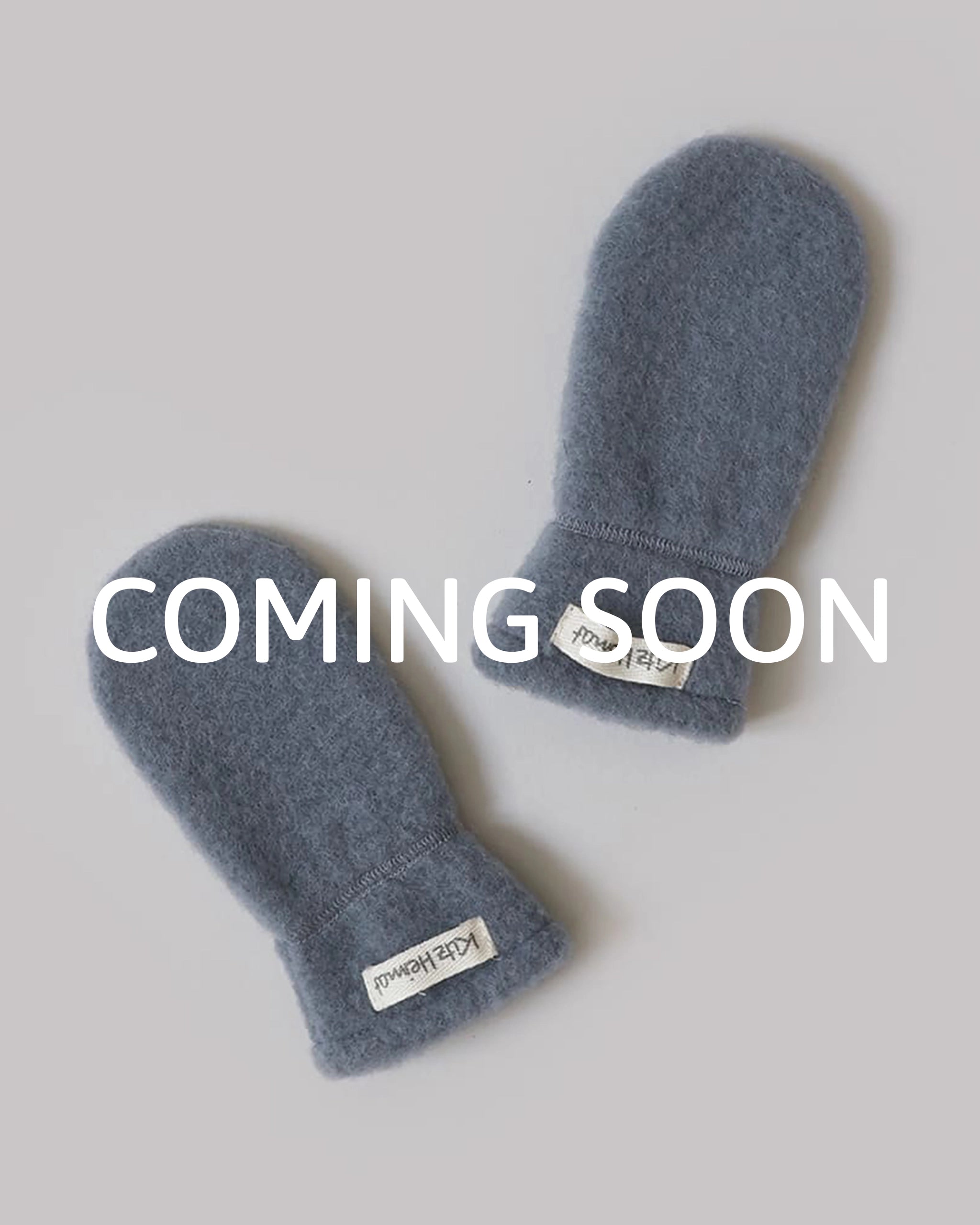 Wollfleece Fäustlinge - Cloudy Blue