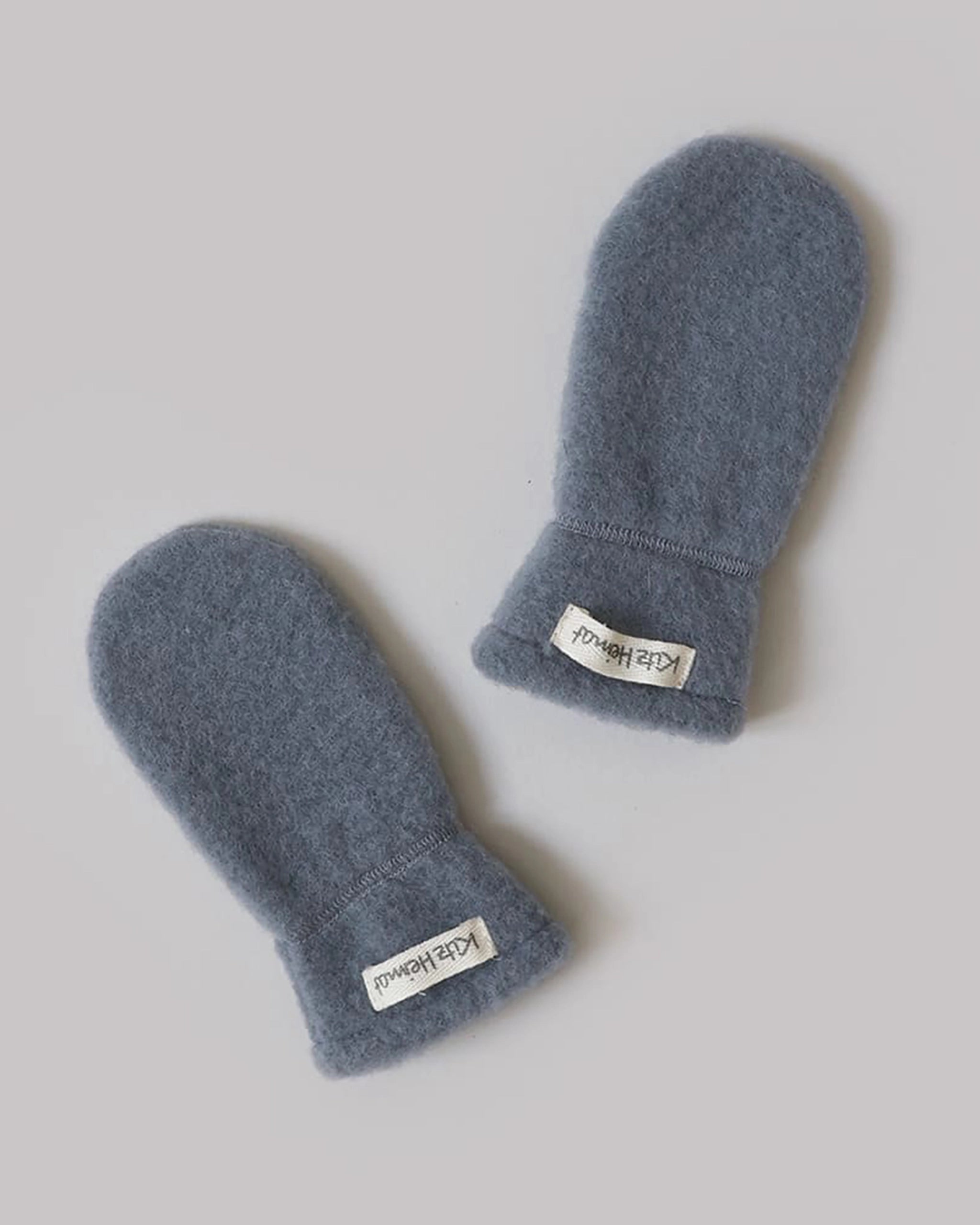 Wollfleece Fäustlinge - Cloudy Blue