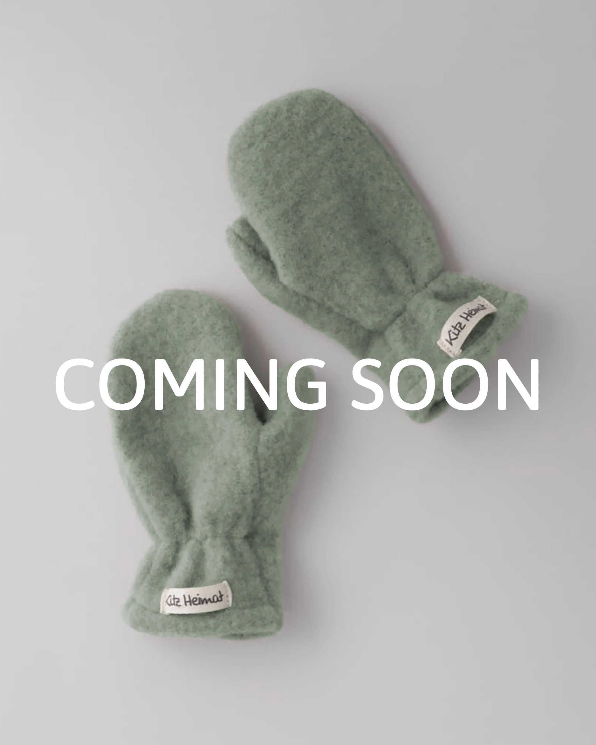 Wollfleece Fäustlinge - Frost Green
