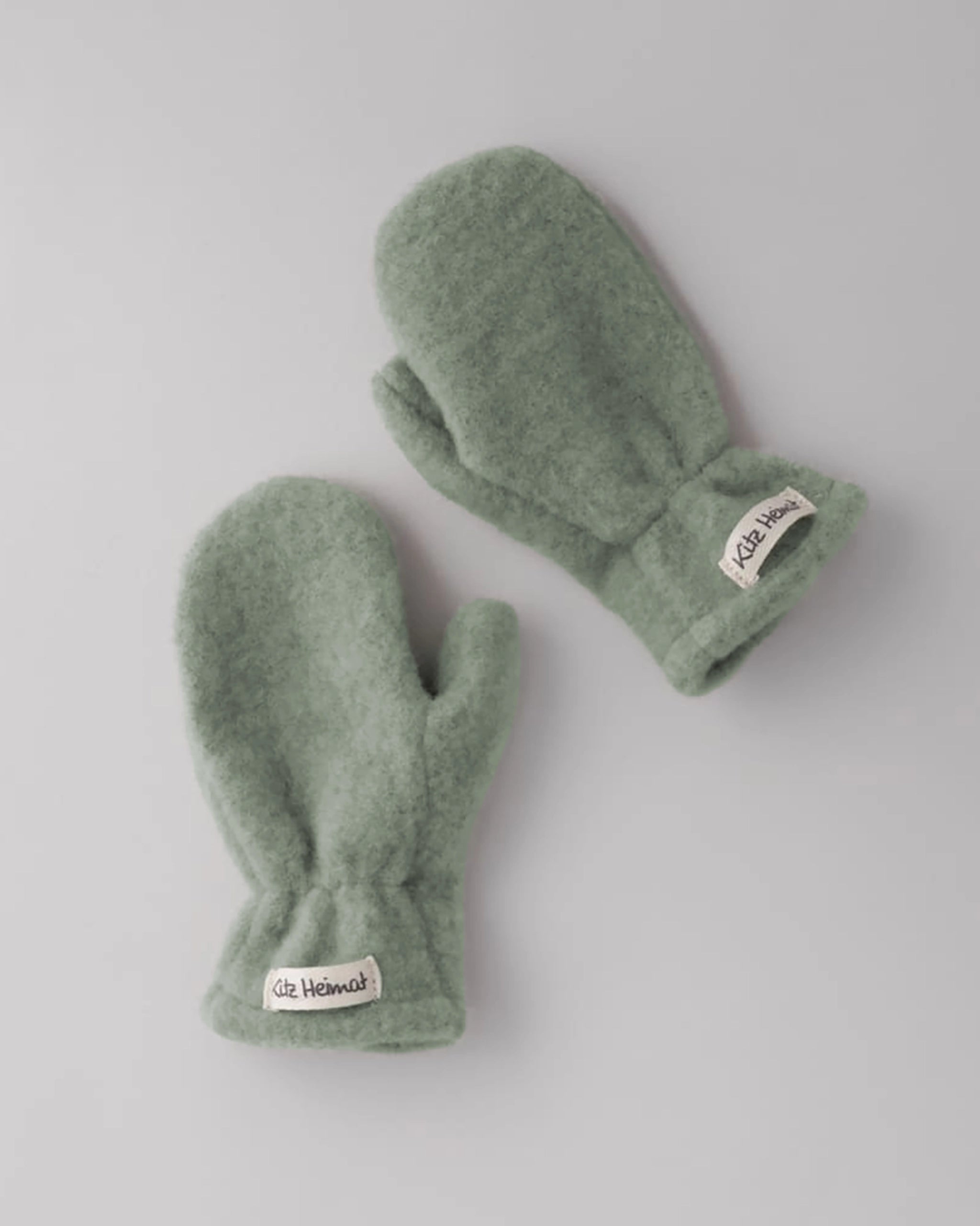 Wollfleece Fäustlinge - Frost Green