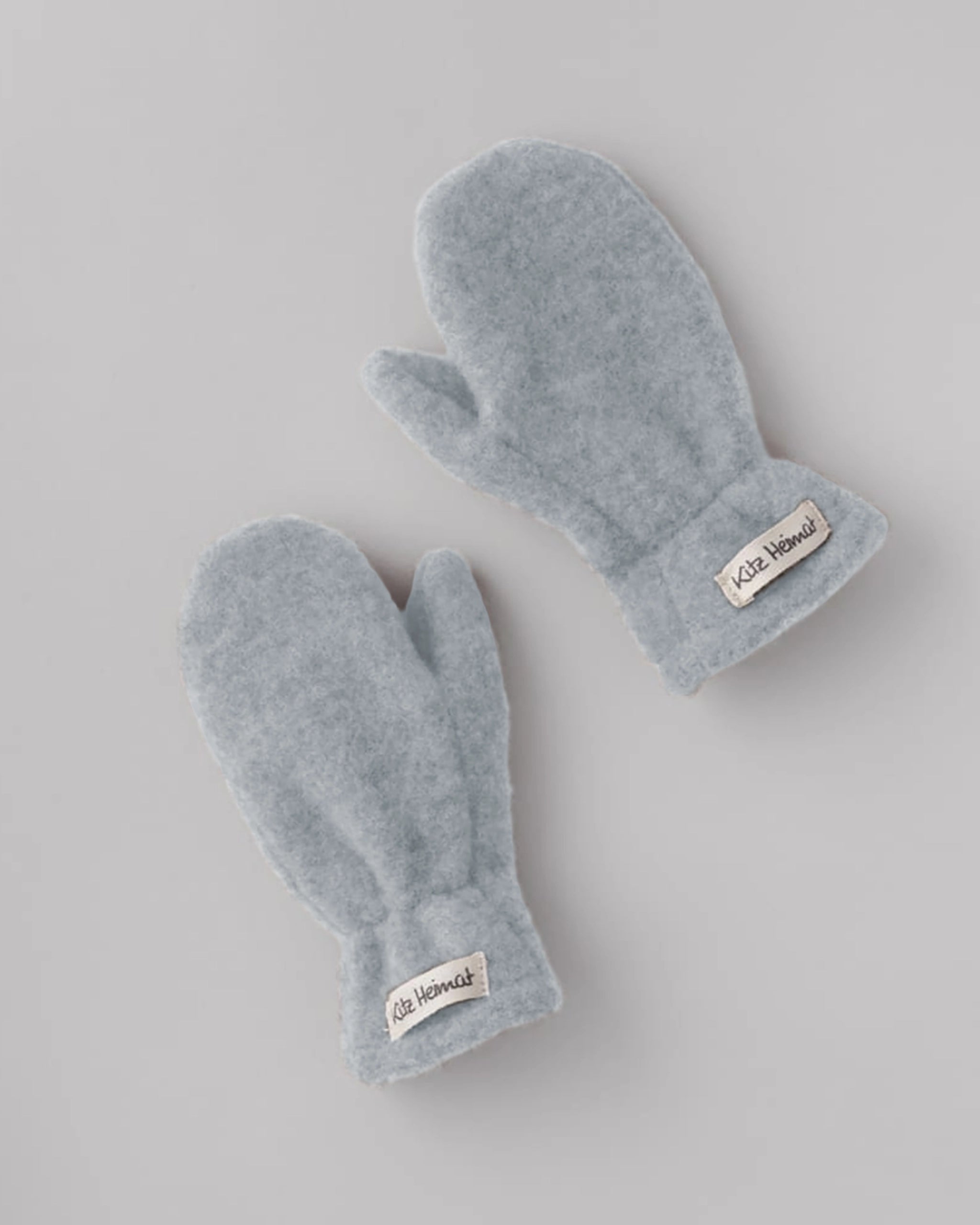 Wollfleece Fäustlinge - Sky Grey