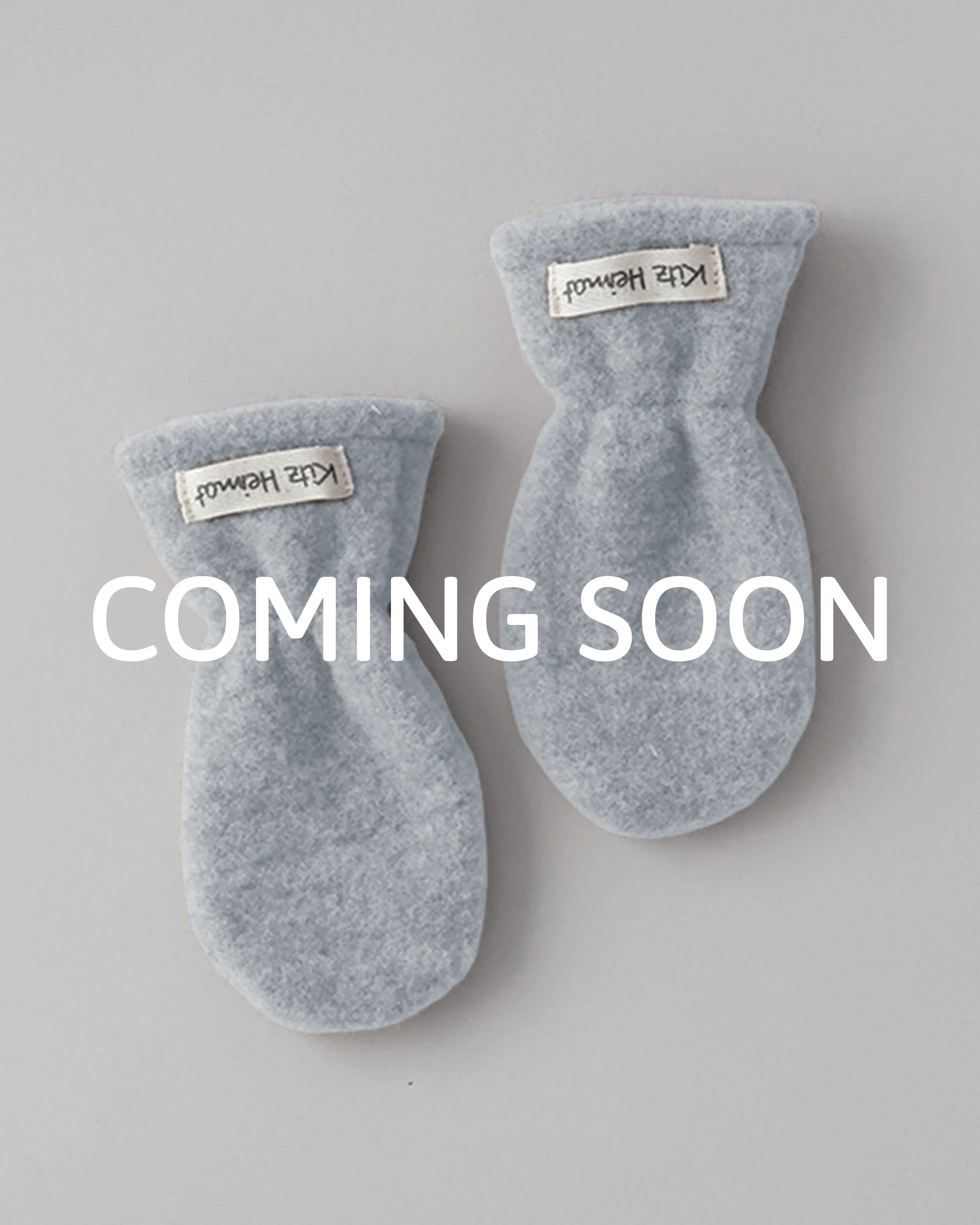 Wollfleece Fäustlinge - Sky Grey