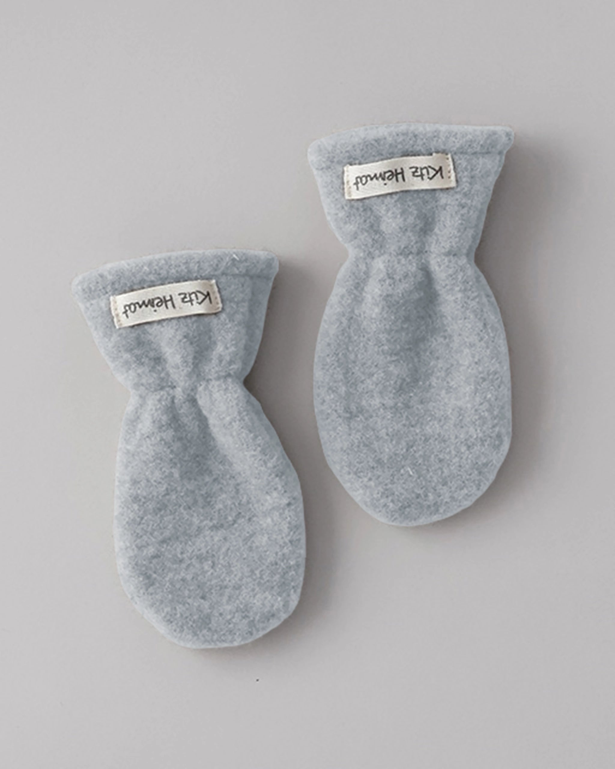 Wollfleece Fäustlinge - Sky Grey