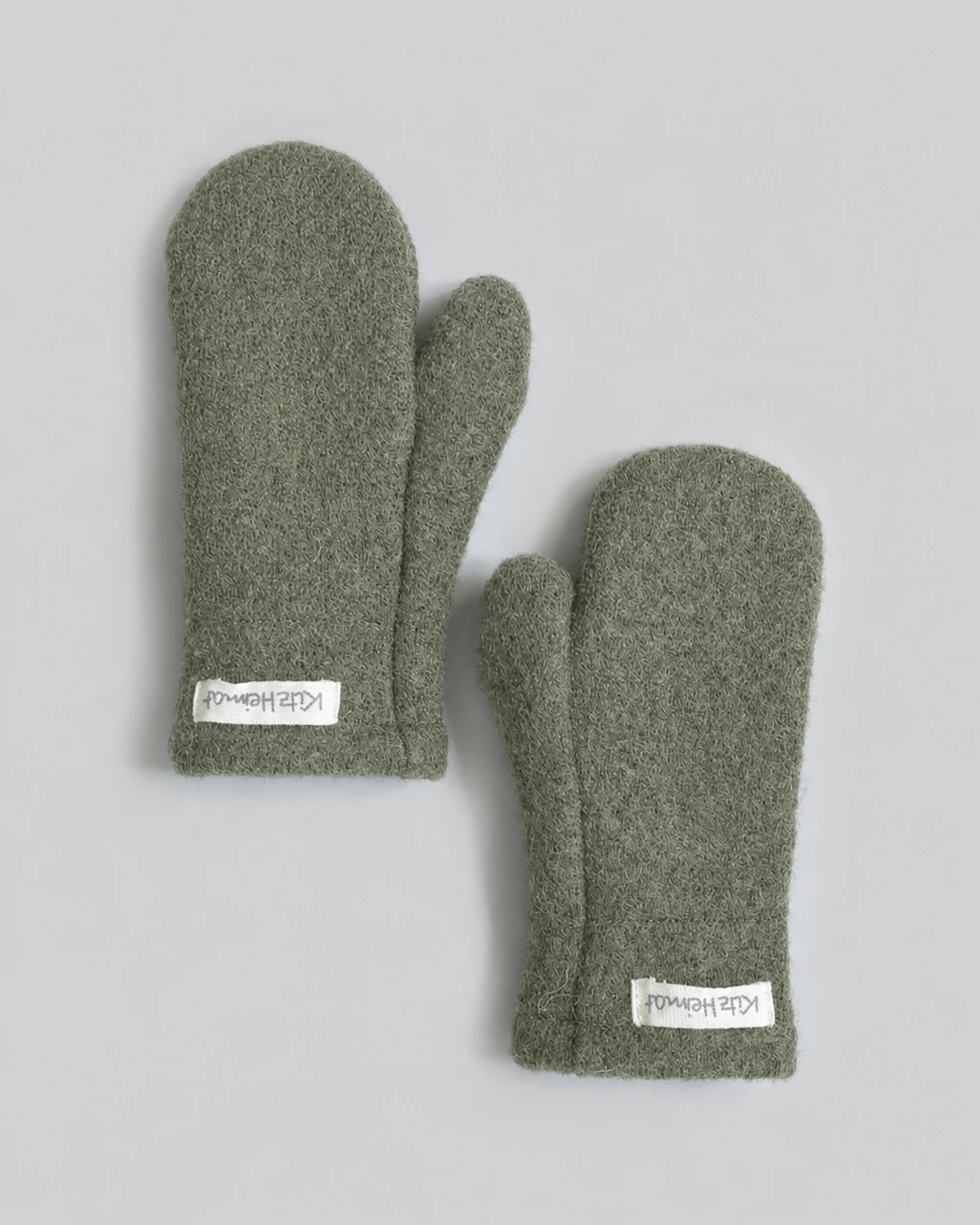 Wollwalk Fäustling Frost Green
