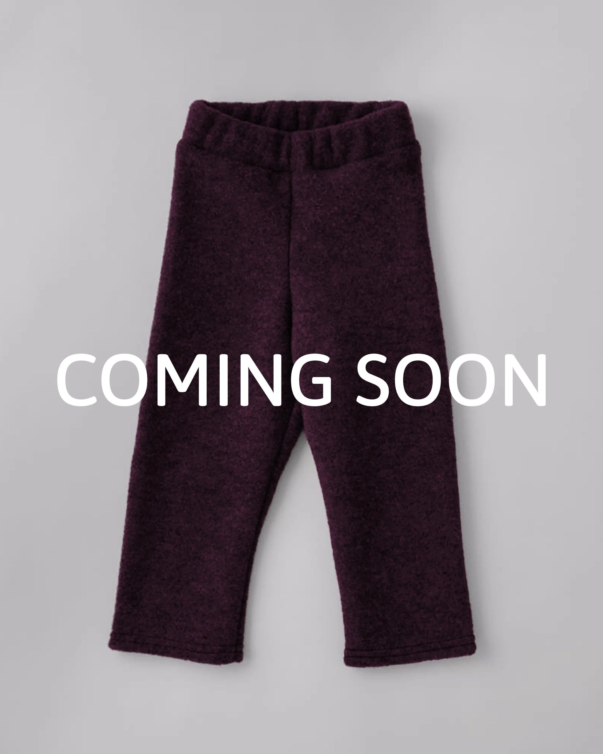 Wollfleece Hose - Plum