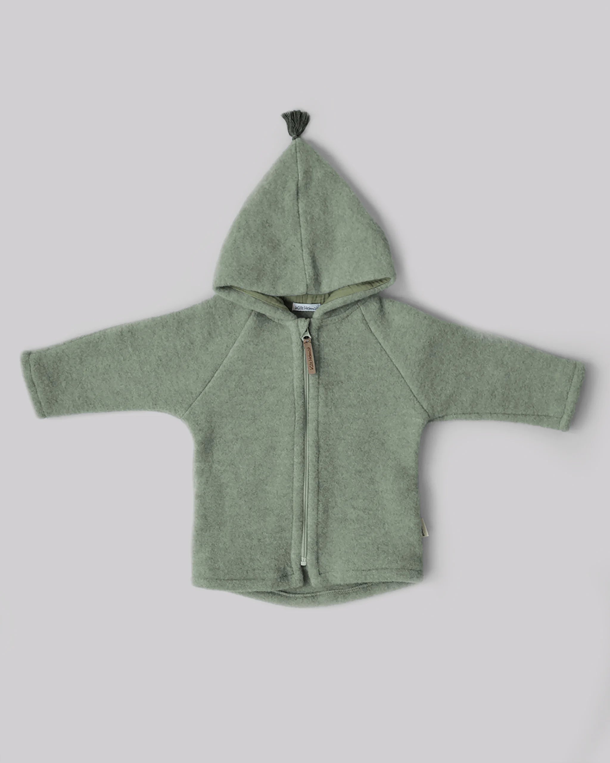 Wollfleece Jacke - Frost Green/Green