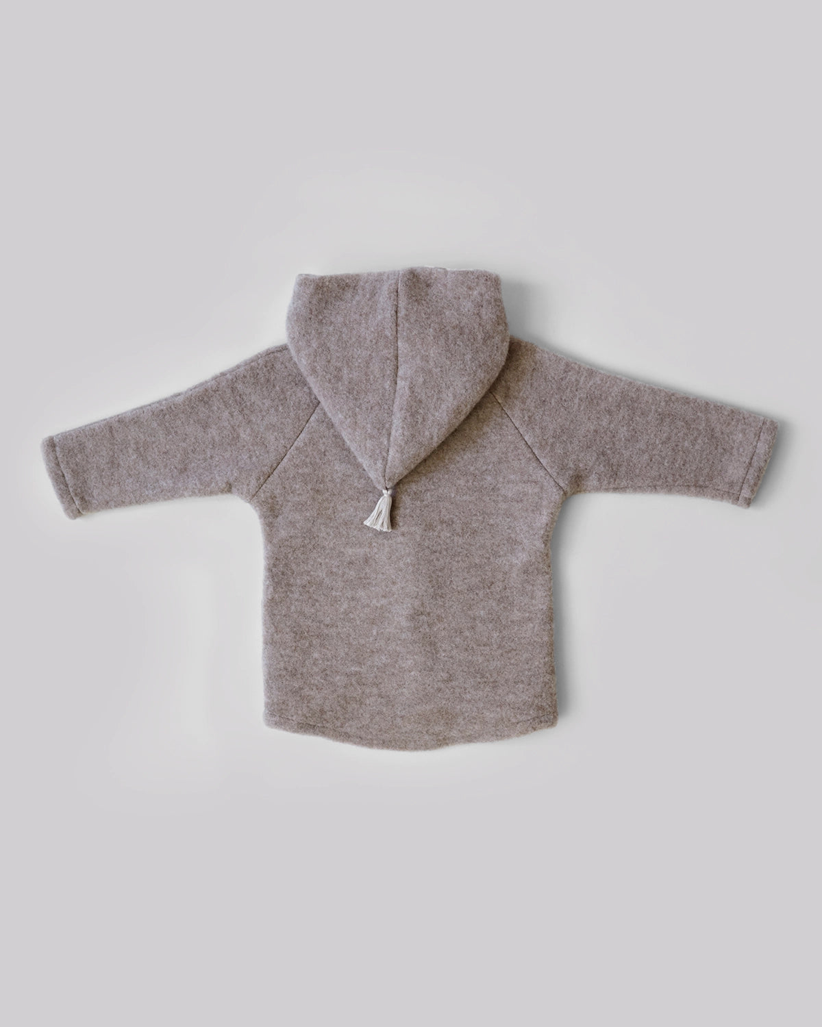 Wollfleece Jacke - Greige/Leo