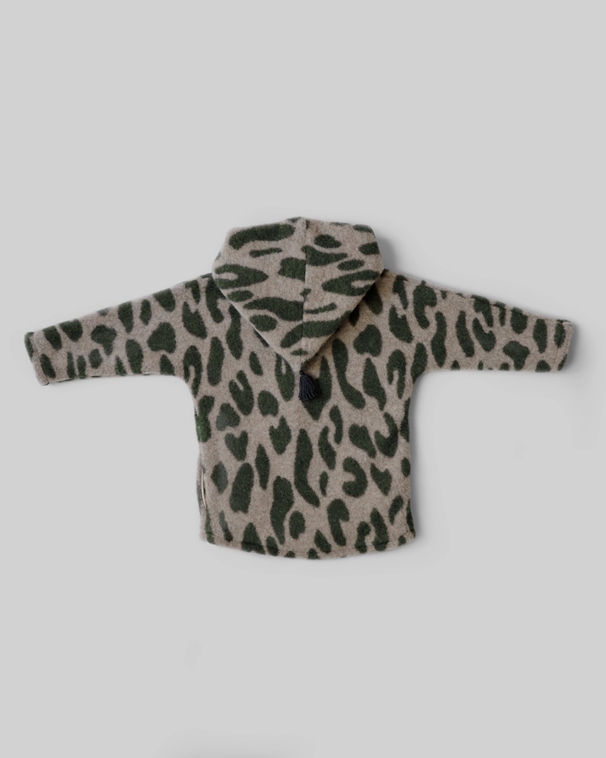 Wollfleece Jacke - Leo/Khaki
