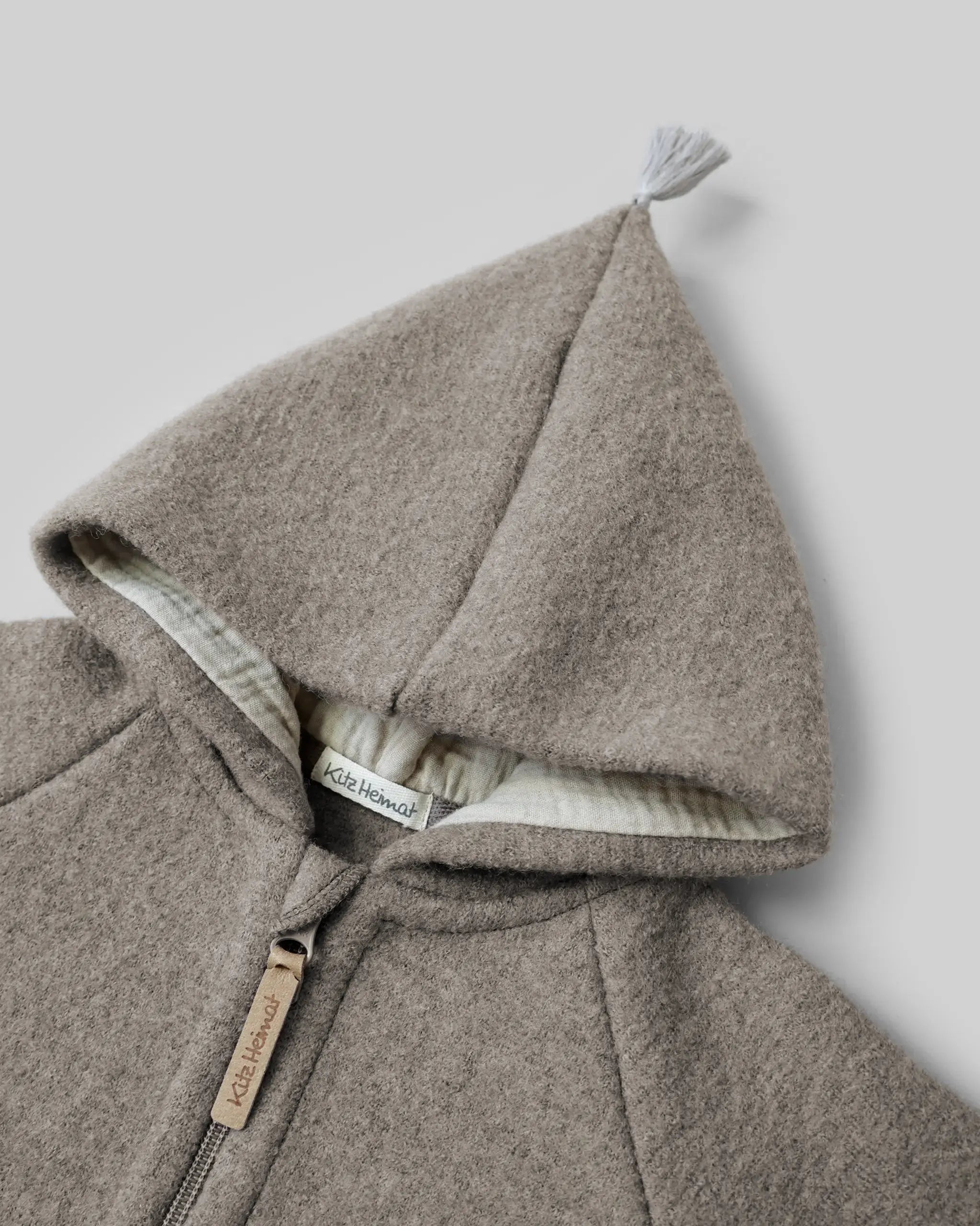 Wollwalk Jacke - Greige