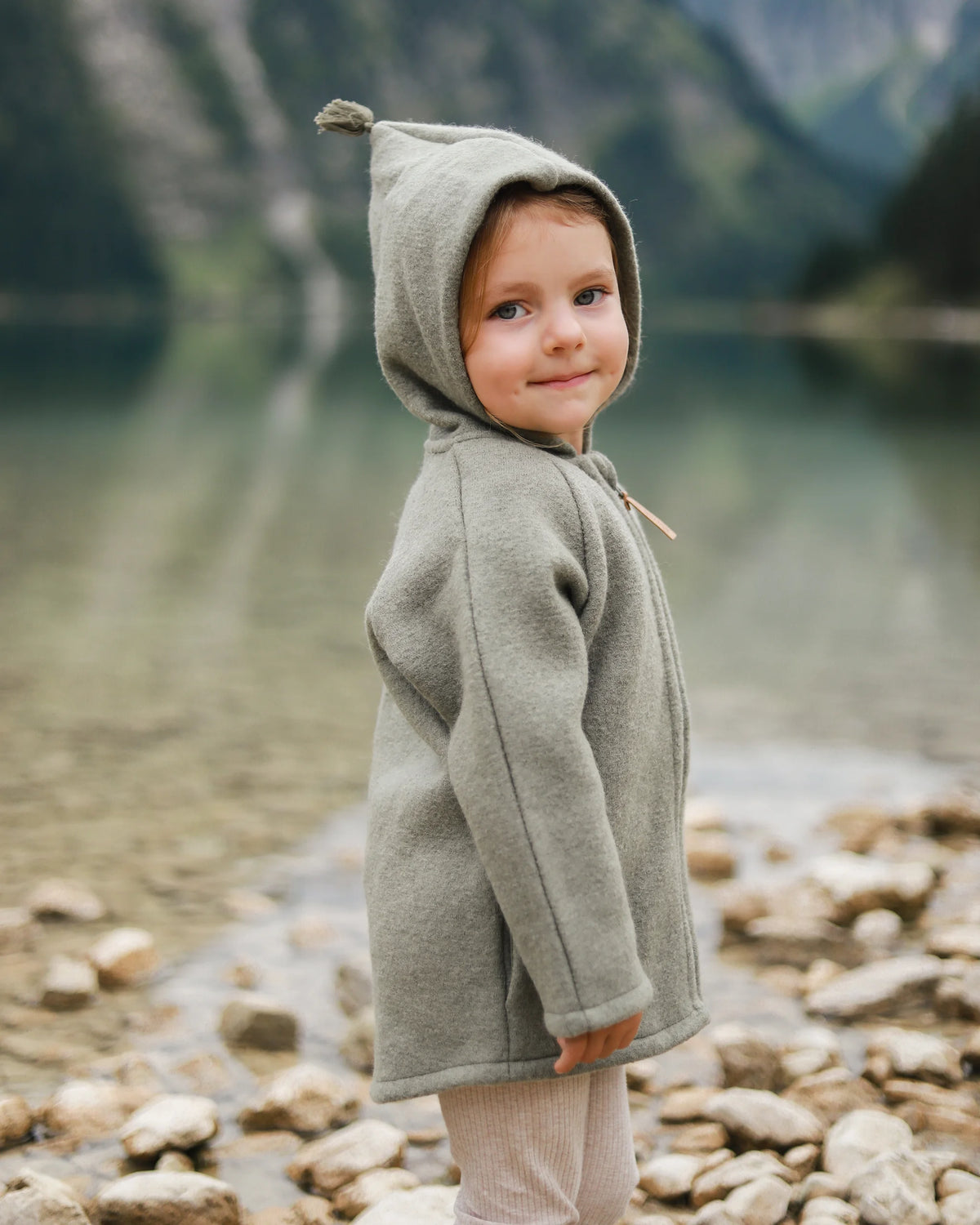 Wollwalk Jacke - Frost Green