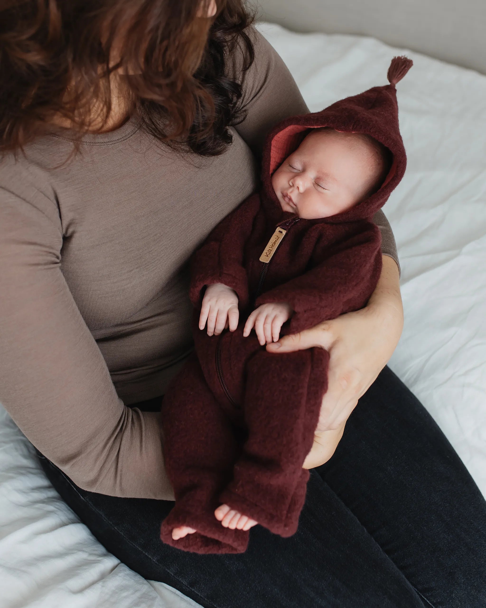 Wollfleece Overall - Burgundy/Burgundy