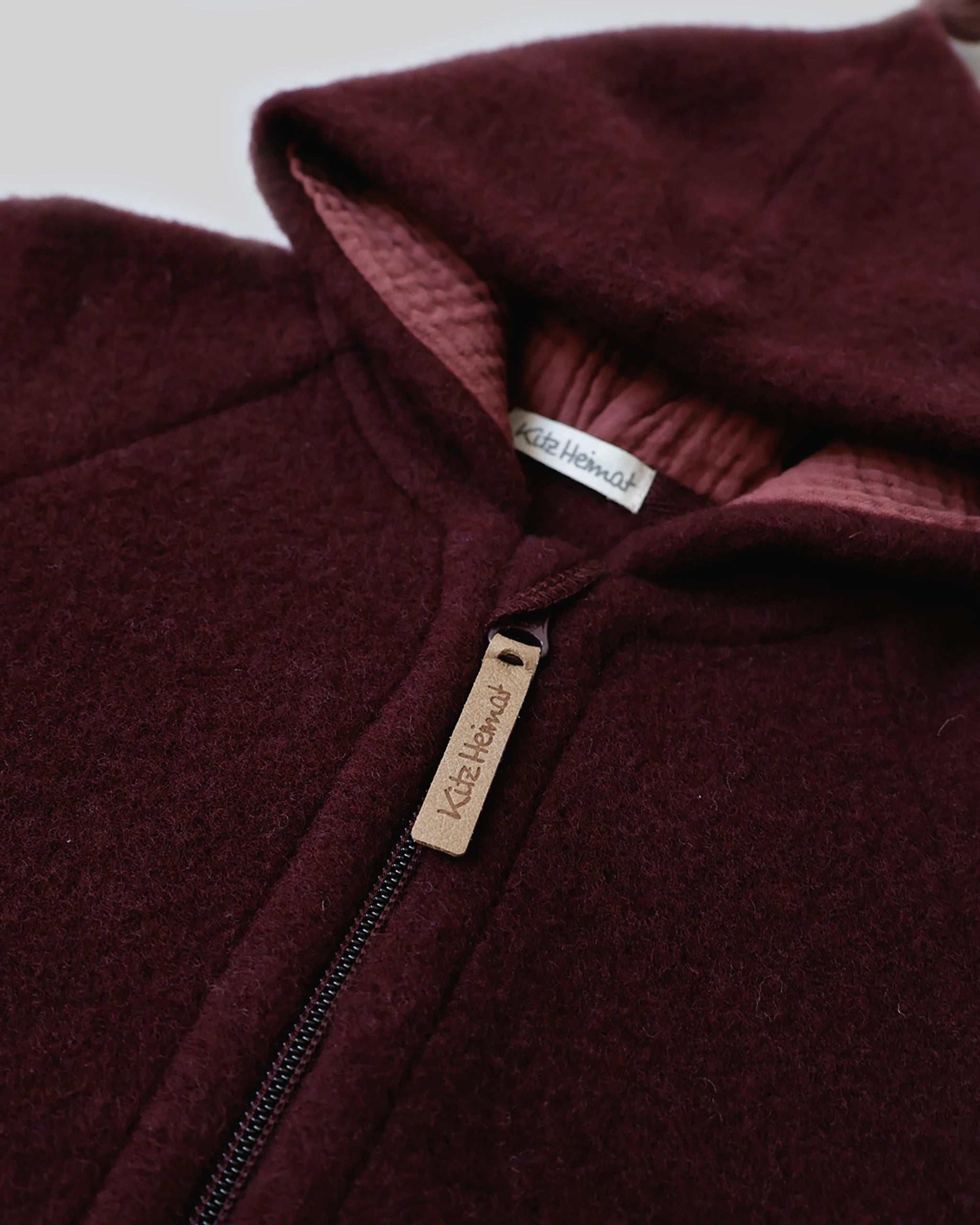 Wollfleece Overall - Burgundy/Burgundy