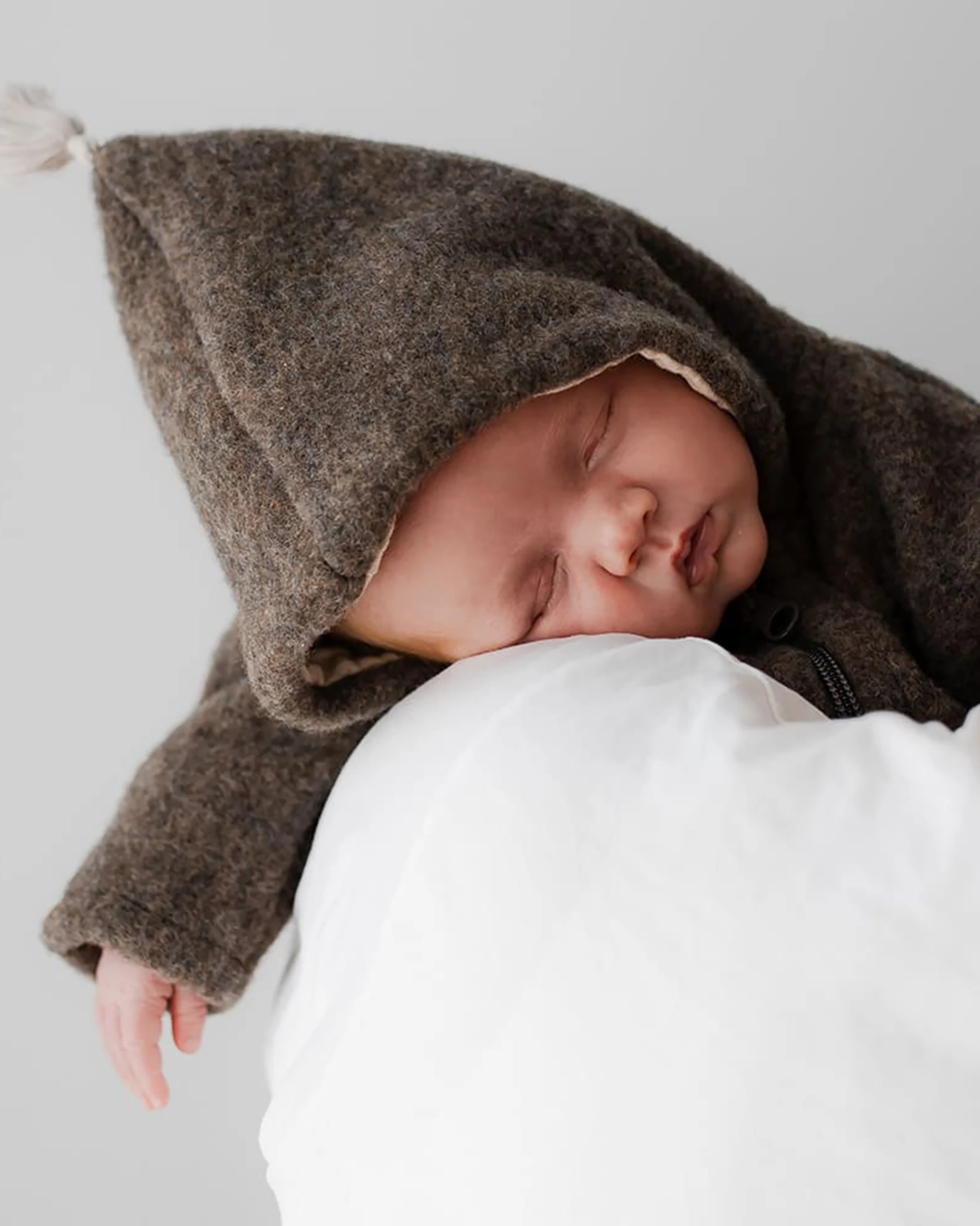 Wollfleece Overall - Chocolate/Nude