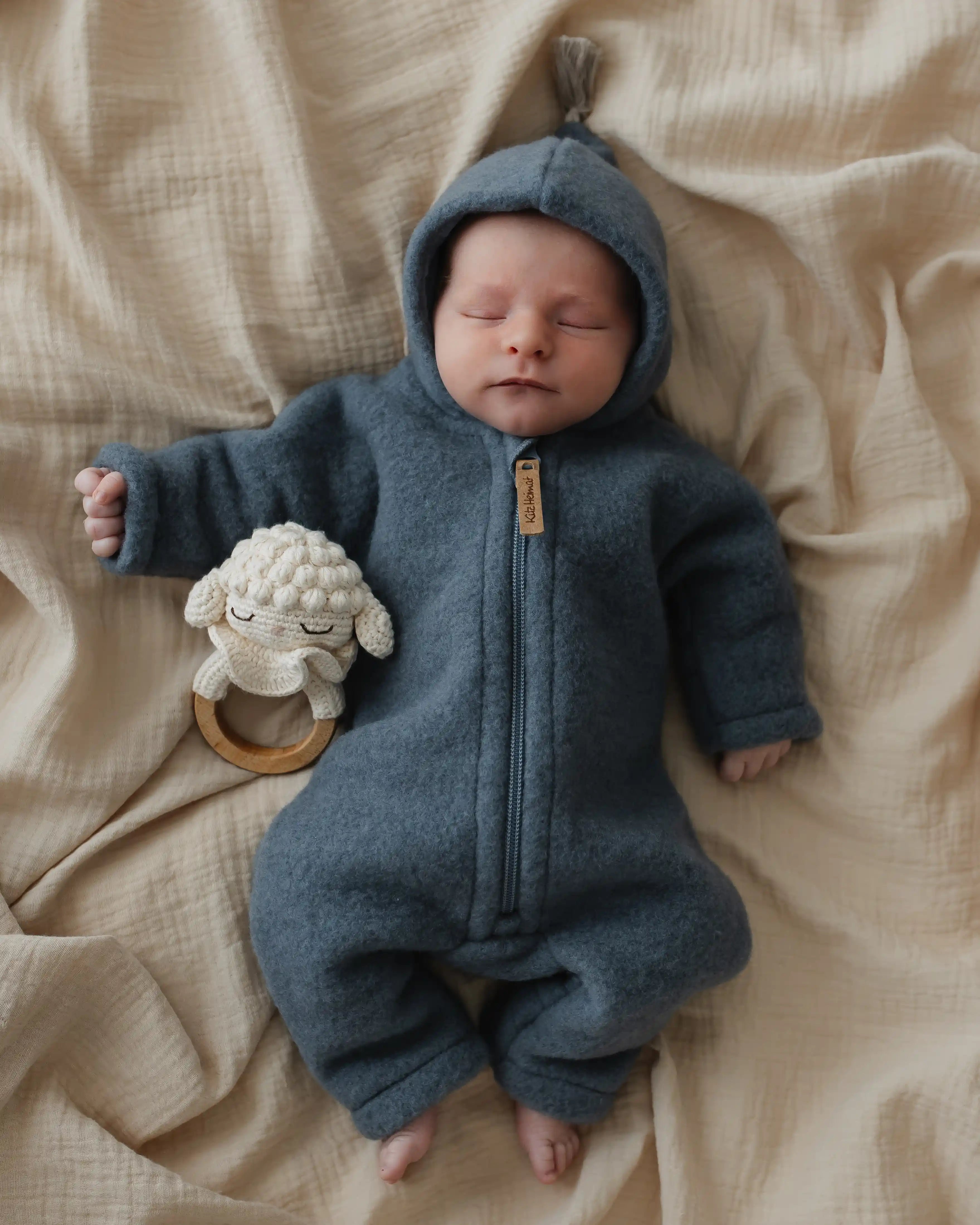 Wollfleece Overall - Cloudy Blue/Blue