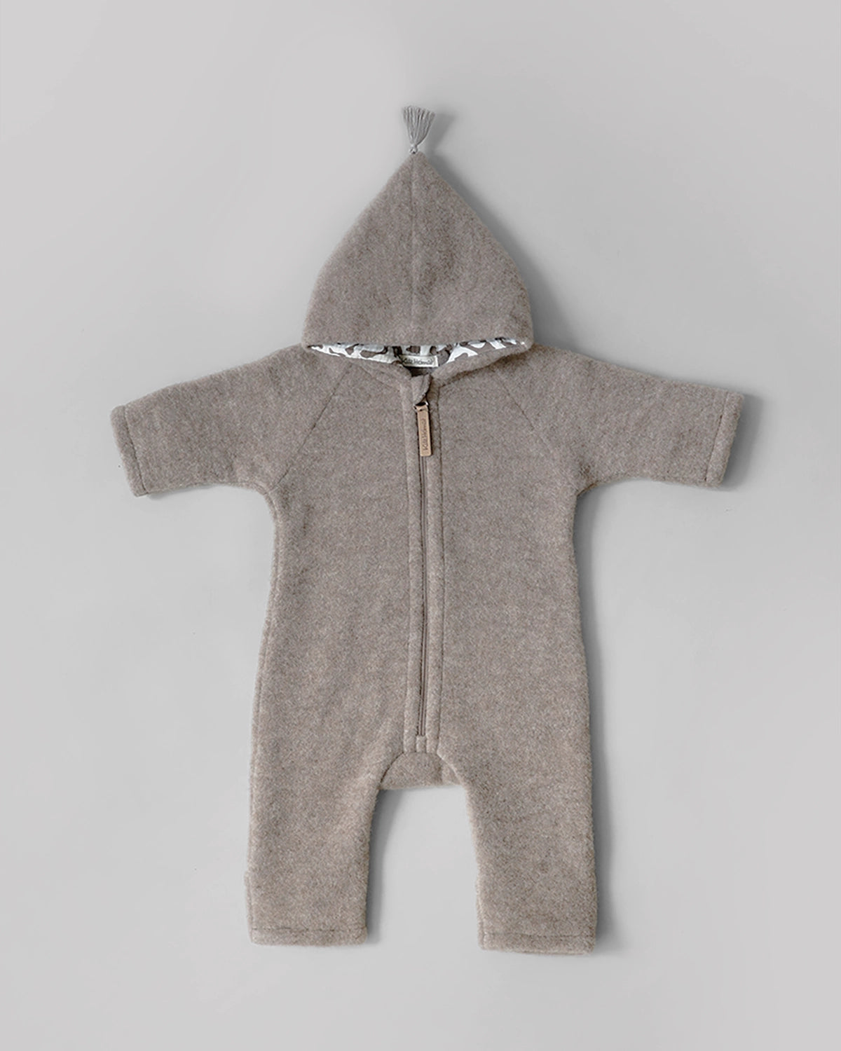 Wollfleece Overall - Greige/Leo