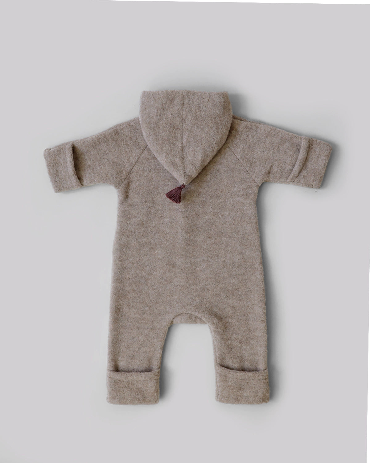 Wollfleece Overall - Greige/Light Plum