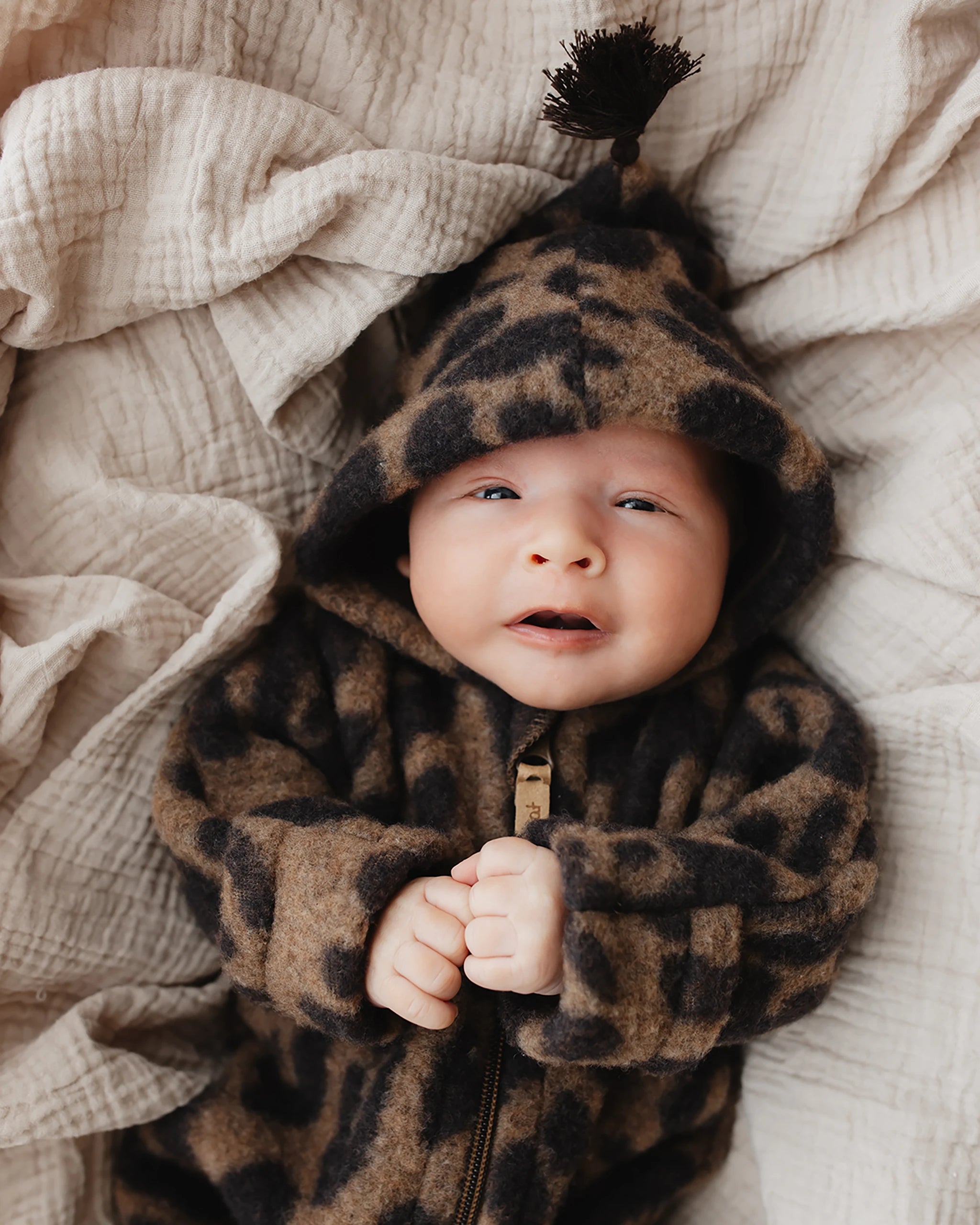 Wollfleece Overall - Leo Coffee