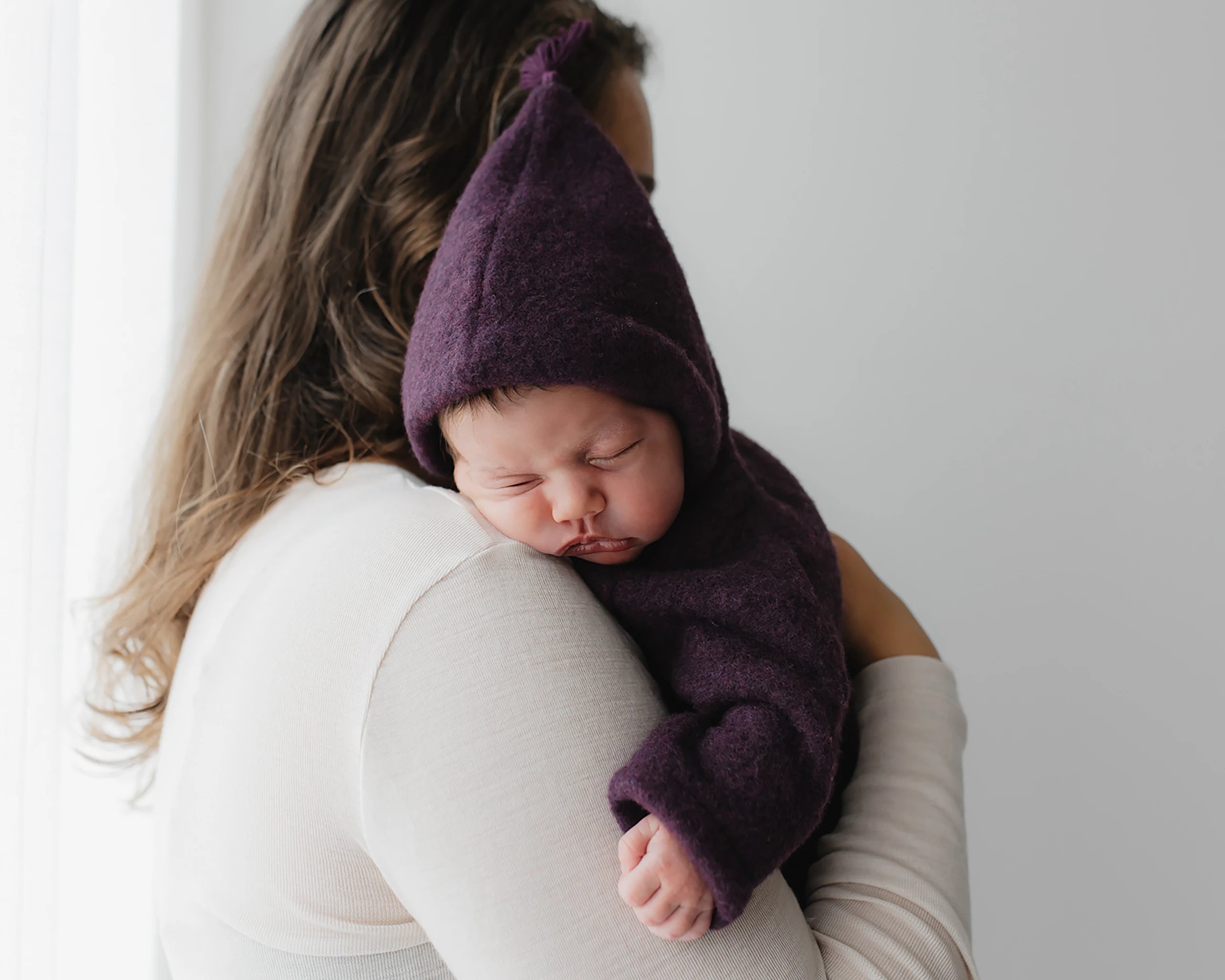 Wollfleece Overall - Plum/Light Plum