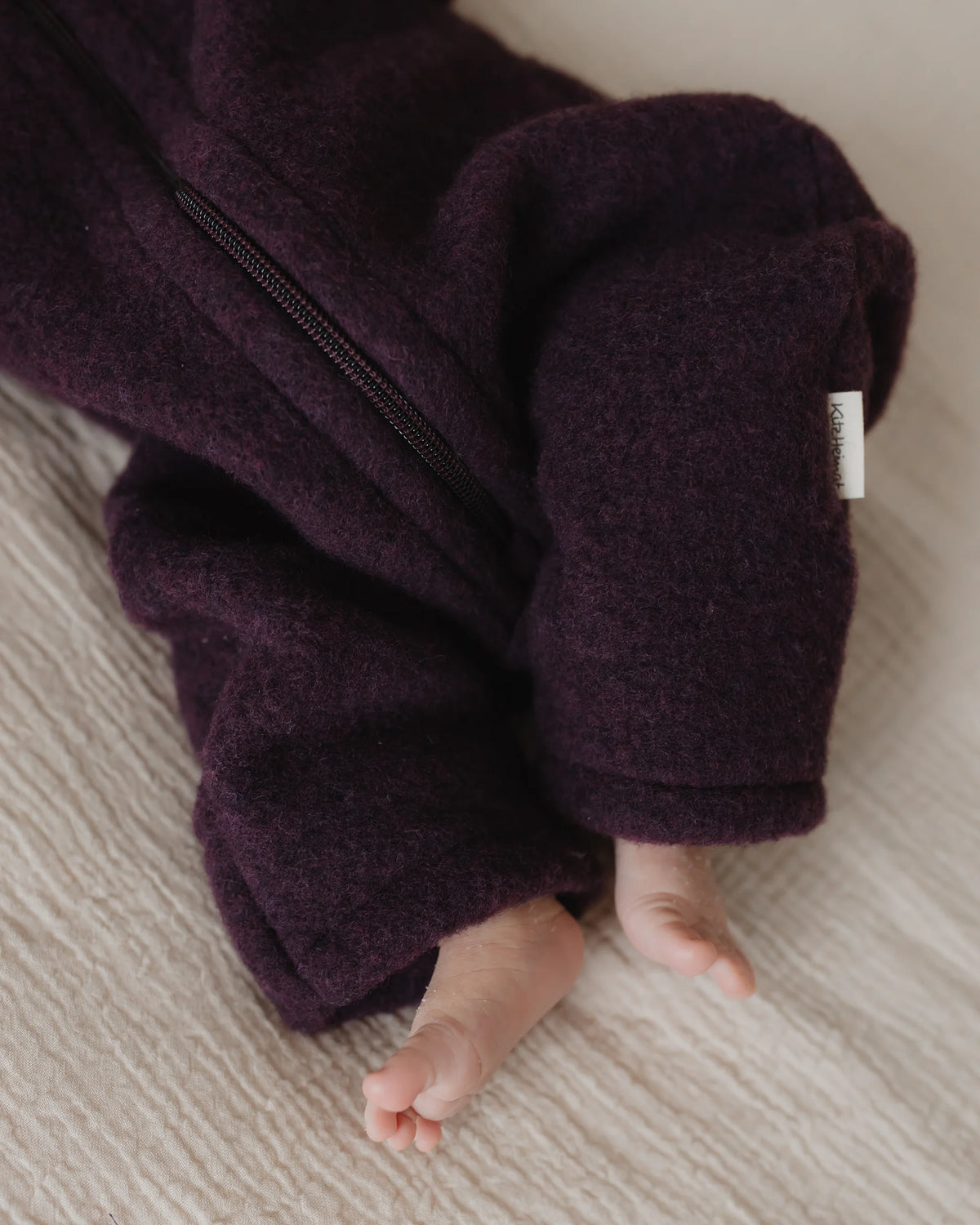 Wollfleece Overall - Plum/Light Plum