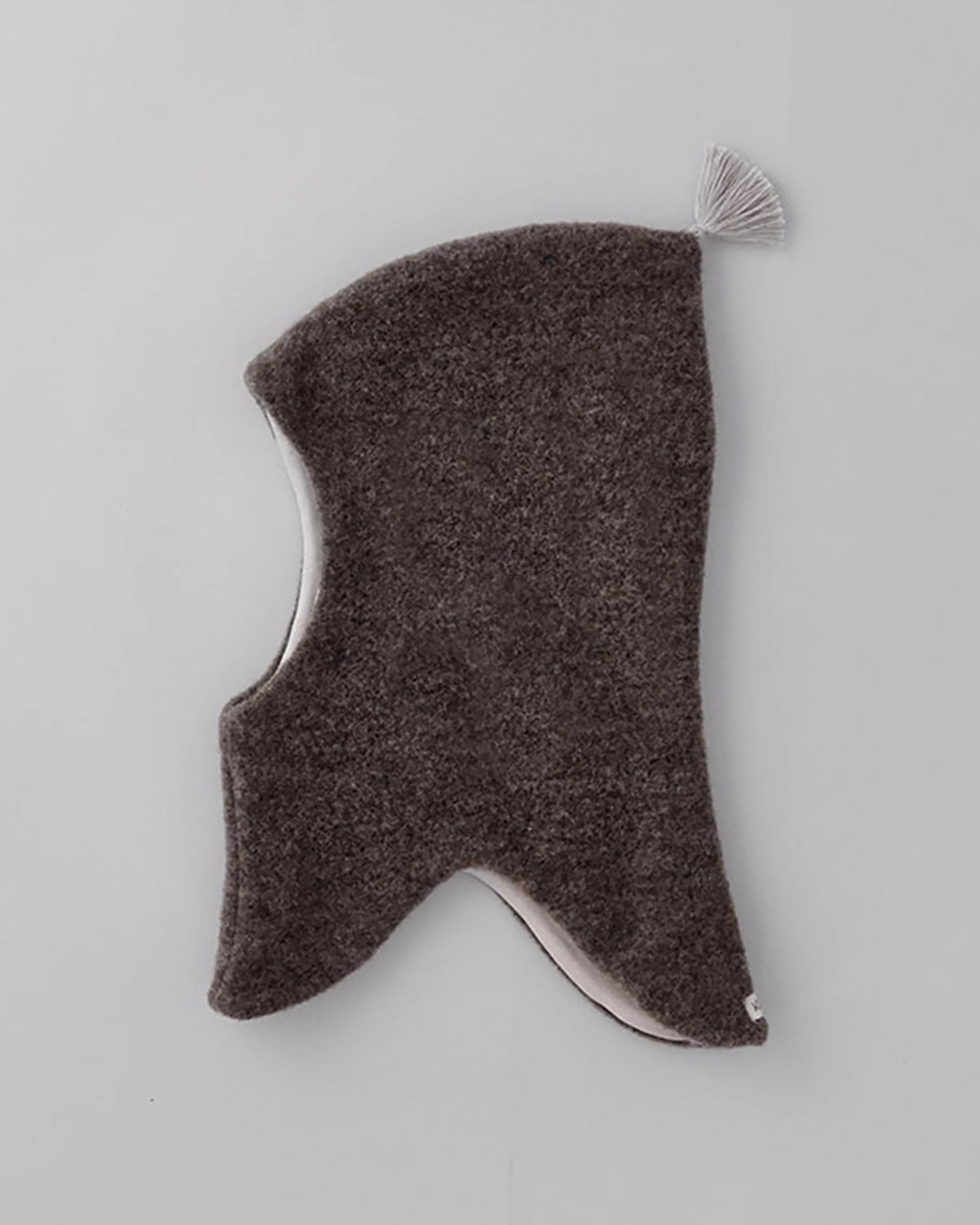 Wollfleece Schalmütze - Chocolate/Nude