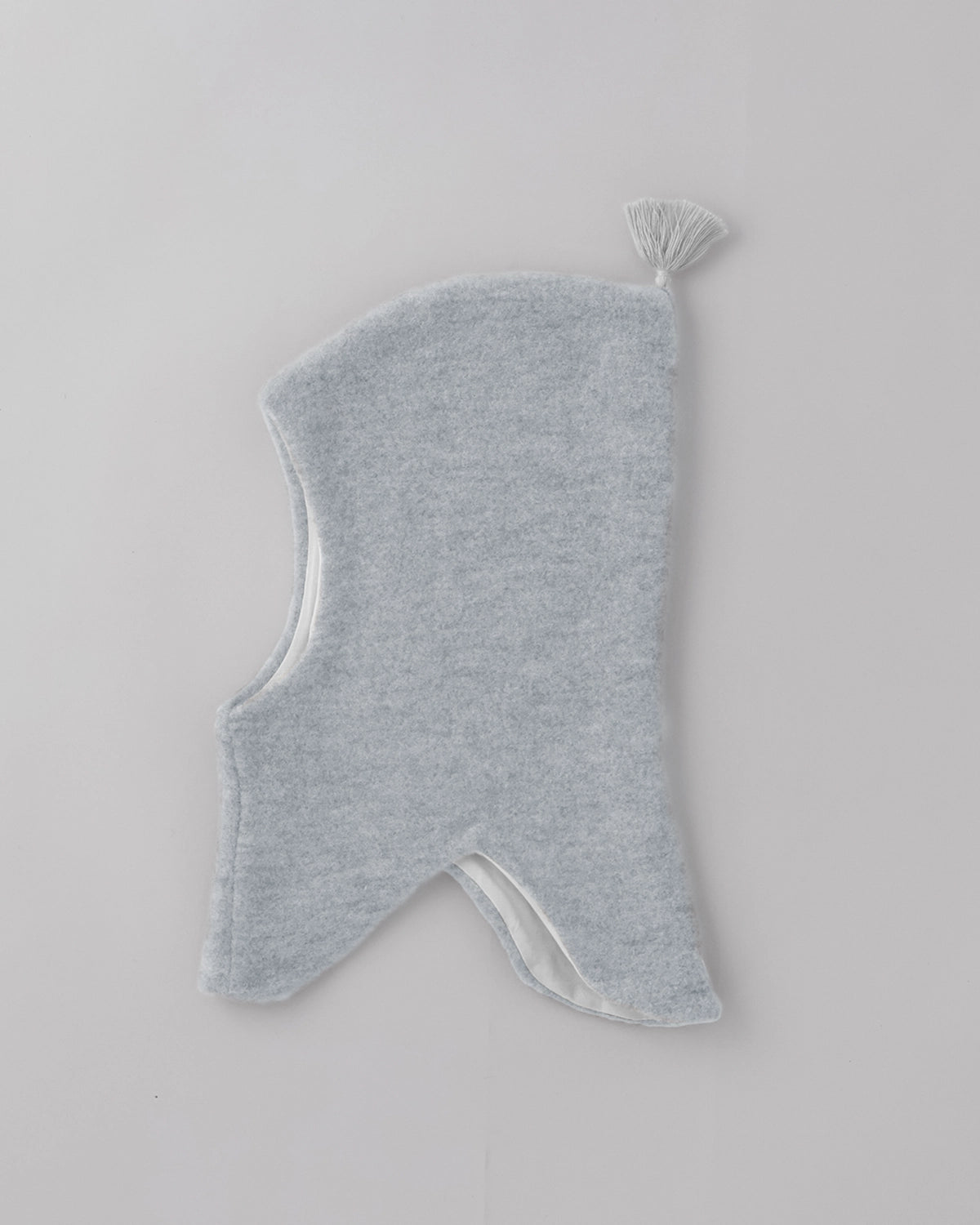 Wollfleece Schalmütze - Sky Grey/Grey