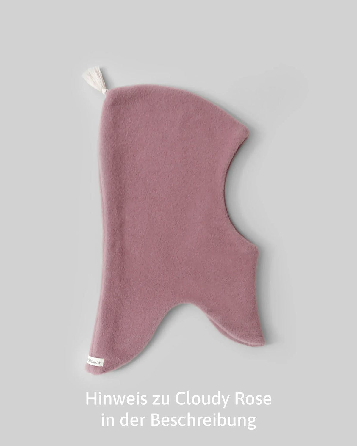 Wollfleece Schalmütze - Cloudy Rose/Rose