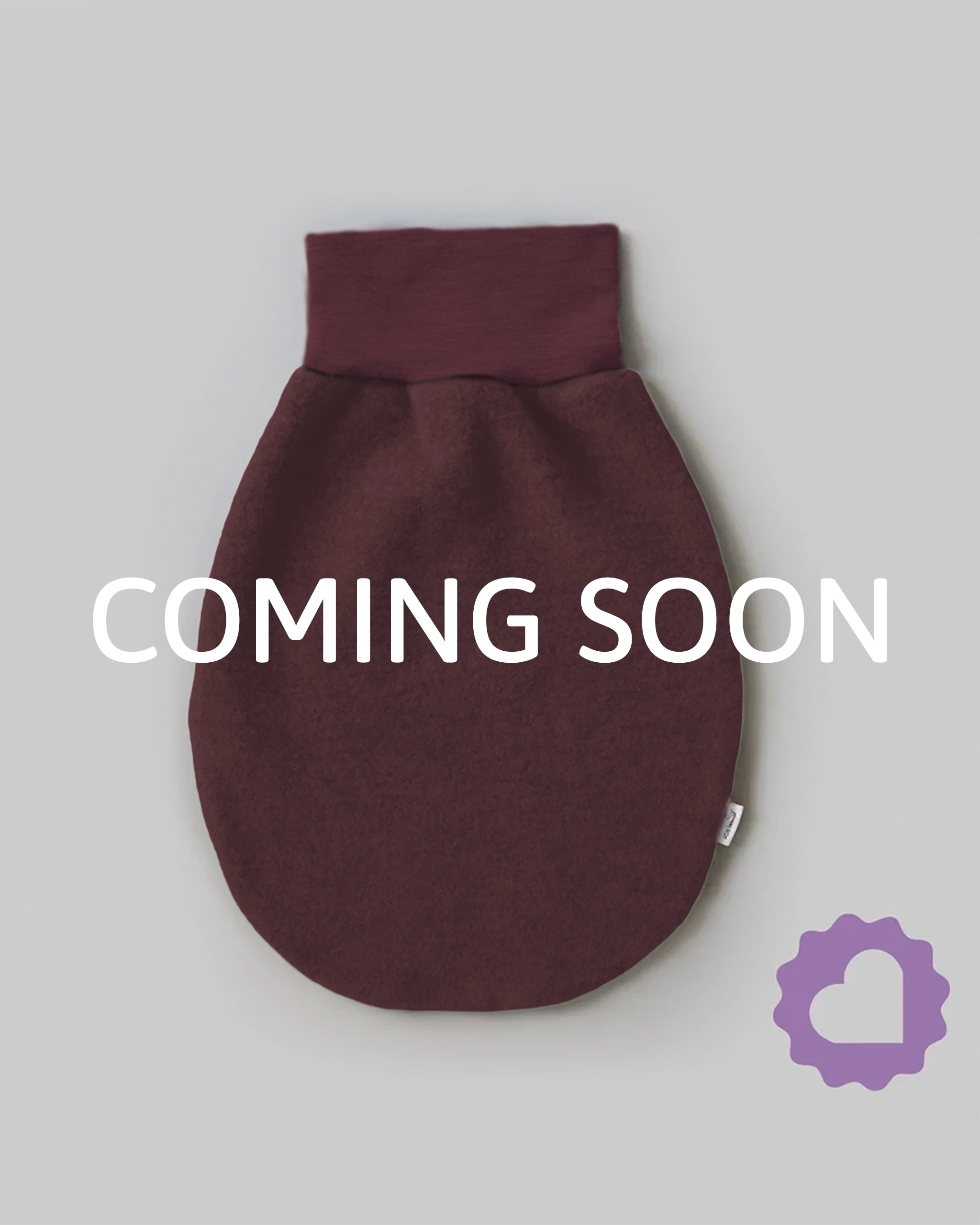 Wollfleece Schlaf- und Strampelsack - Burgundy