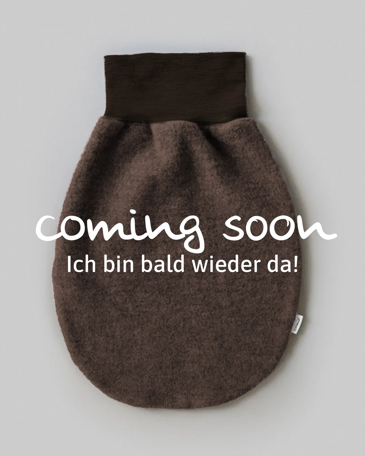 Wollfleece Schlaf- und Strampelsack - Chocolate