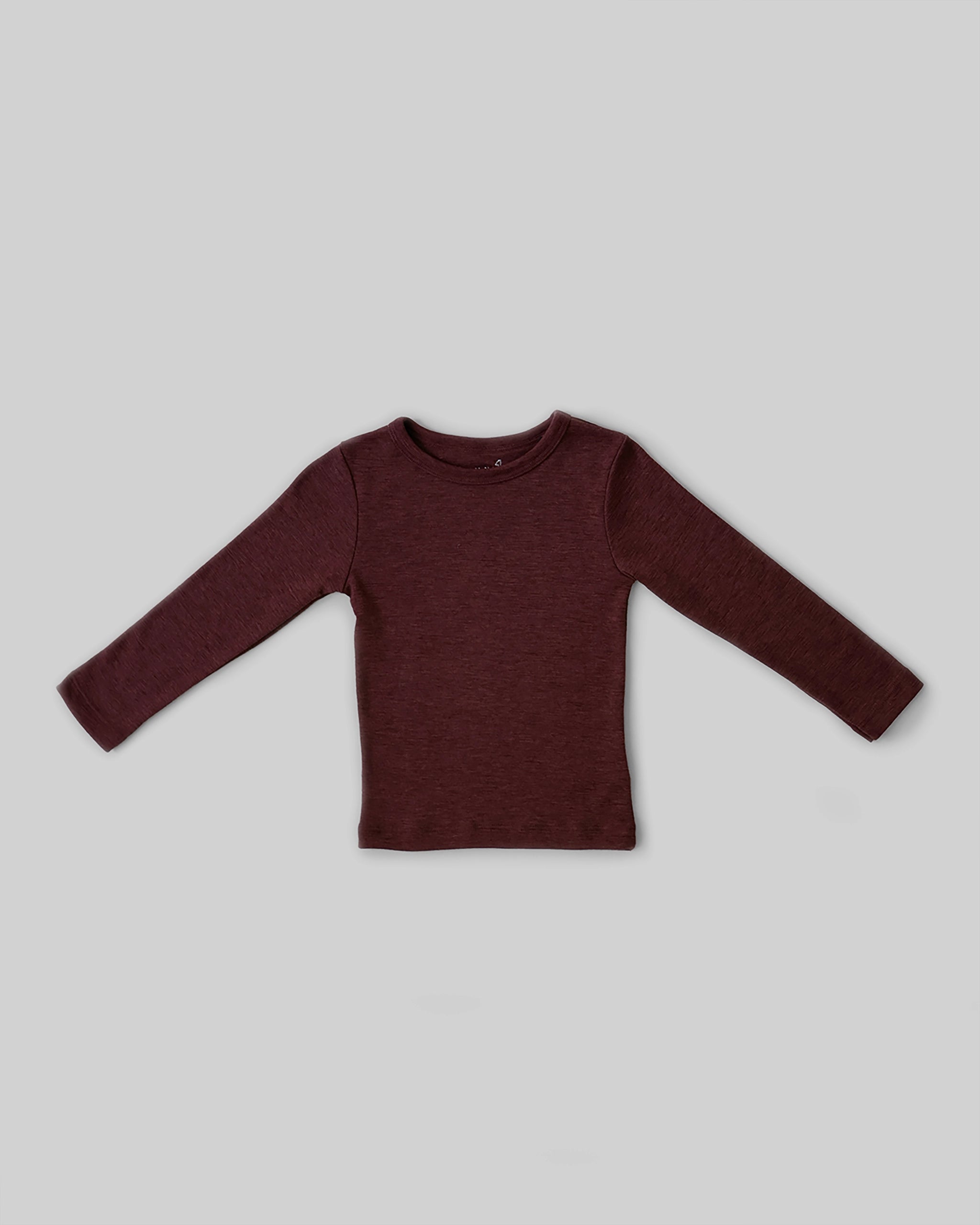 Bio-Merino Longsleeve - Burgundy
