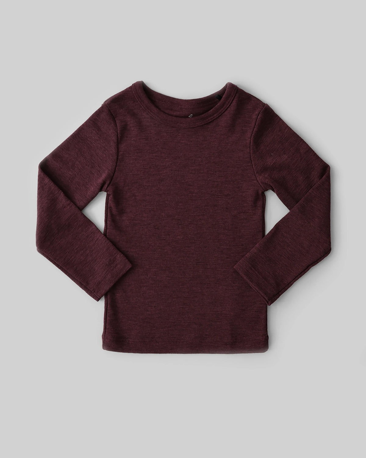 Bio-Merino Longsleeve Damen - Burgundy