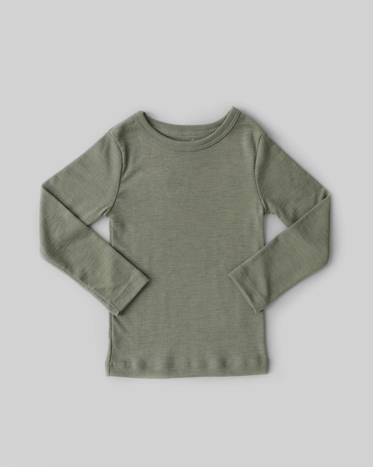 Bio-Merino Longsleeve Damen - Frost Green