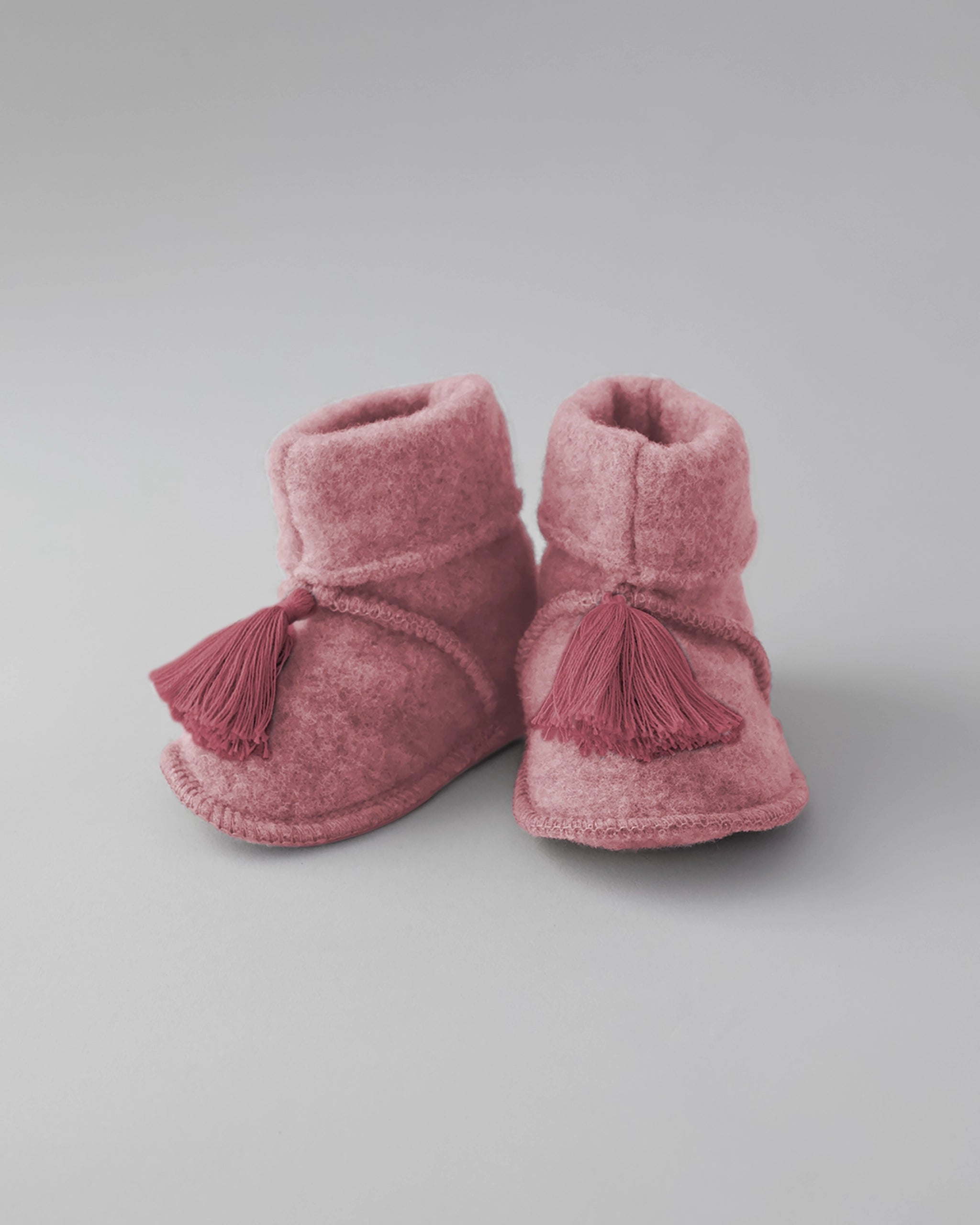 Wollfleece Trageschuhe - Cloudy Rose
