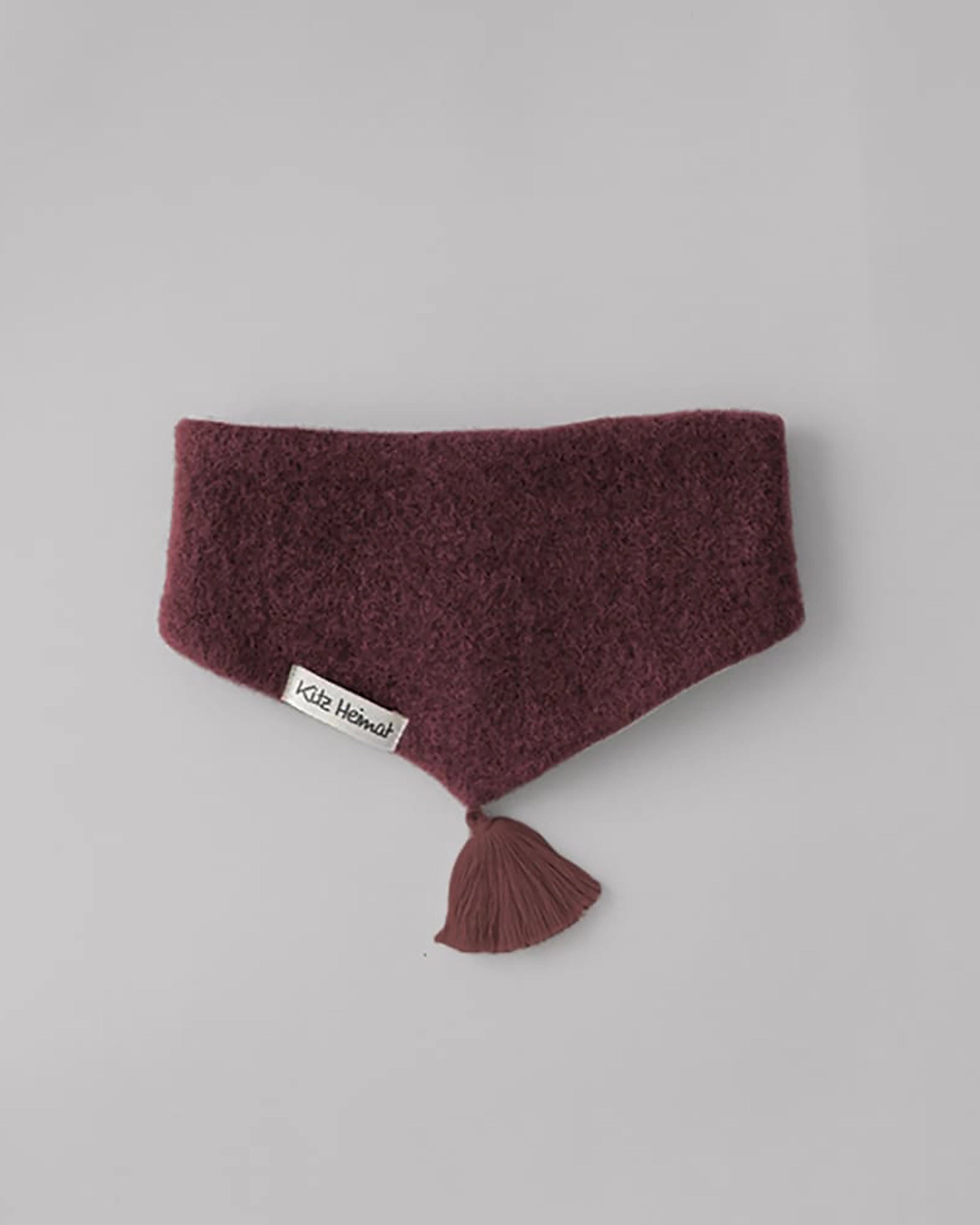Wollfleece Schal - Burgundy/Burgundy