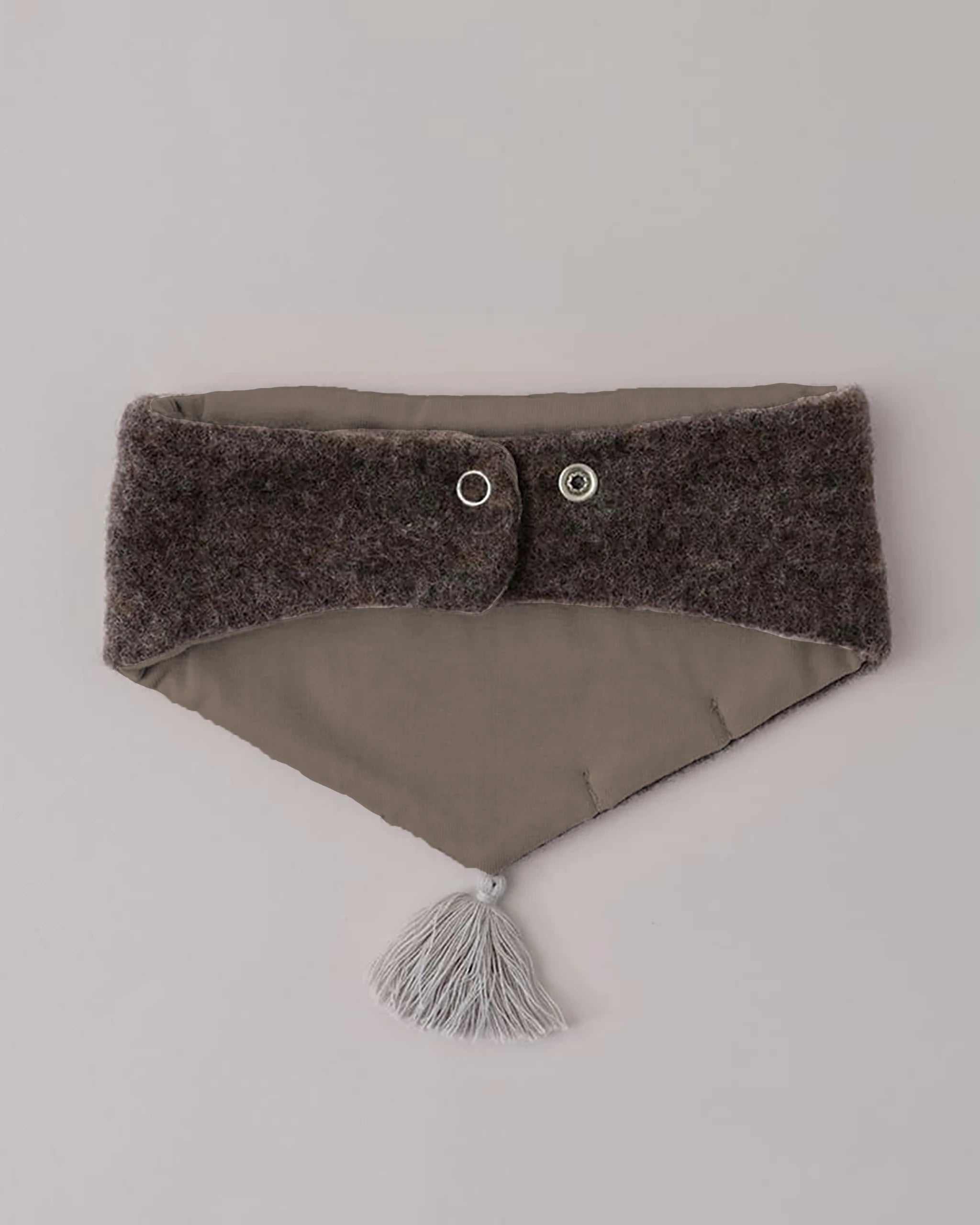 Wollfleece Schal - Greige/Nude