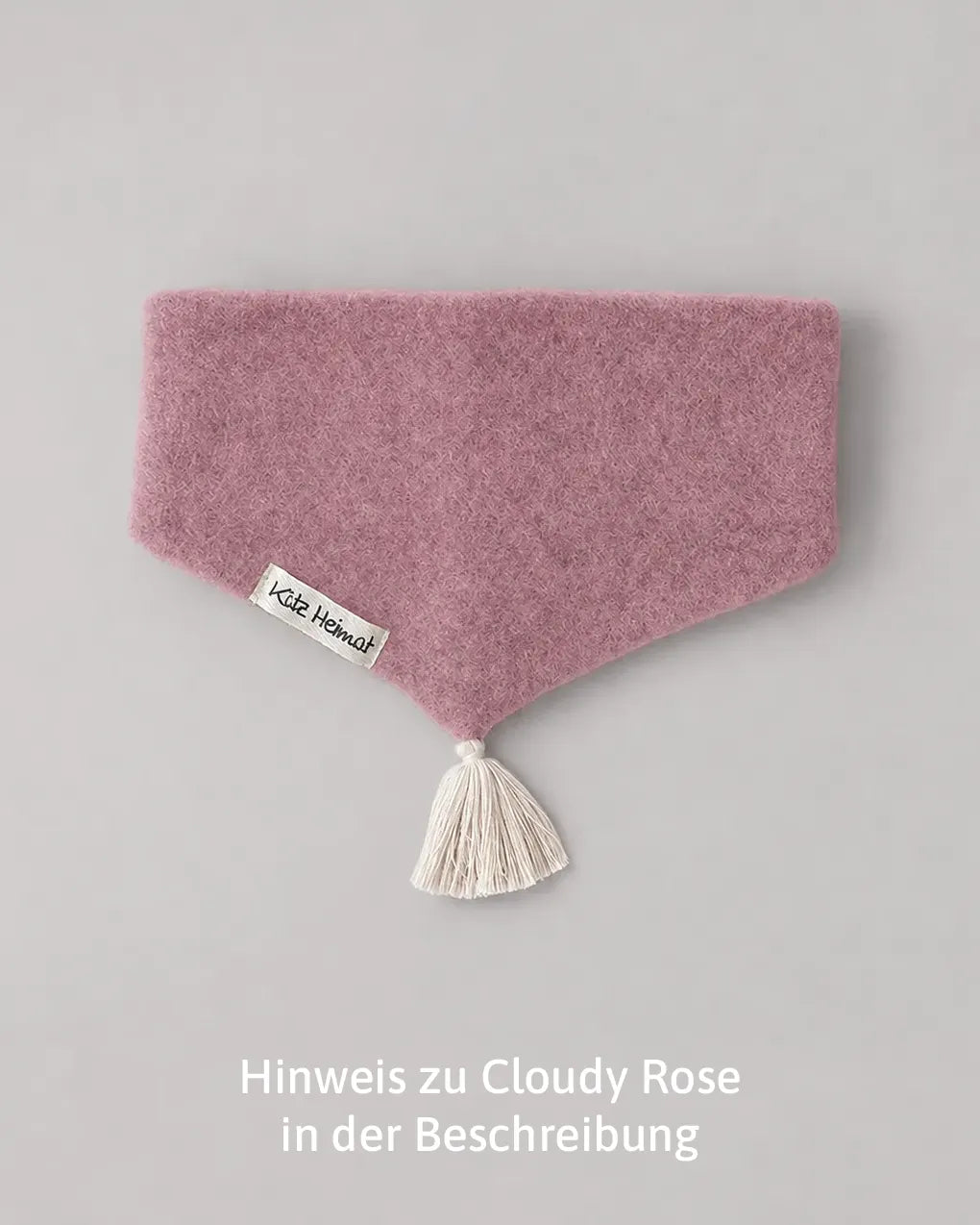 Wollfleece Schal - Cloudy Rose/Rose