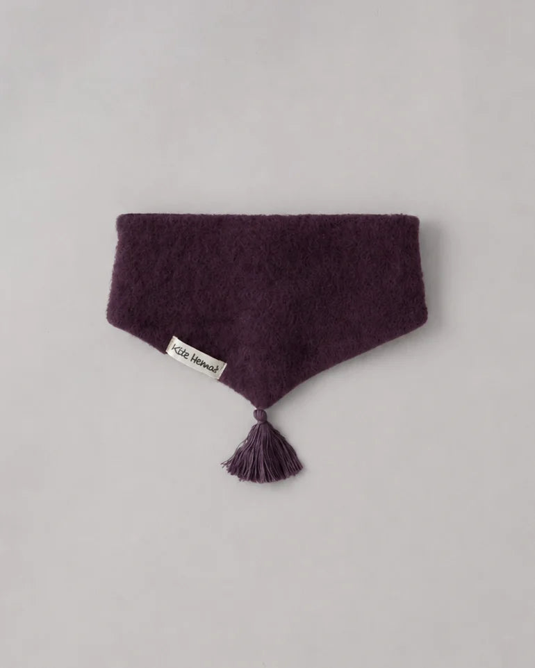 Wollfleece Schal - Plum/Light Plum
