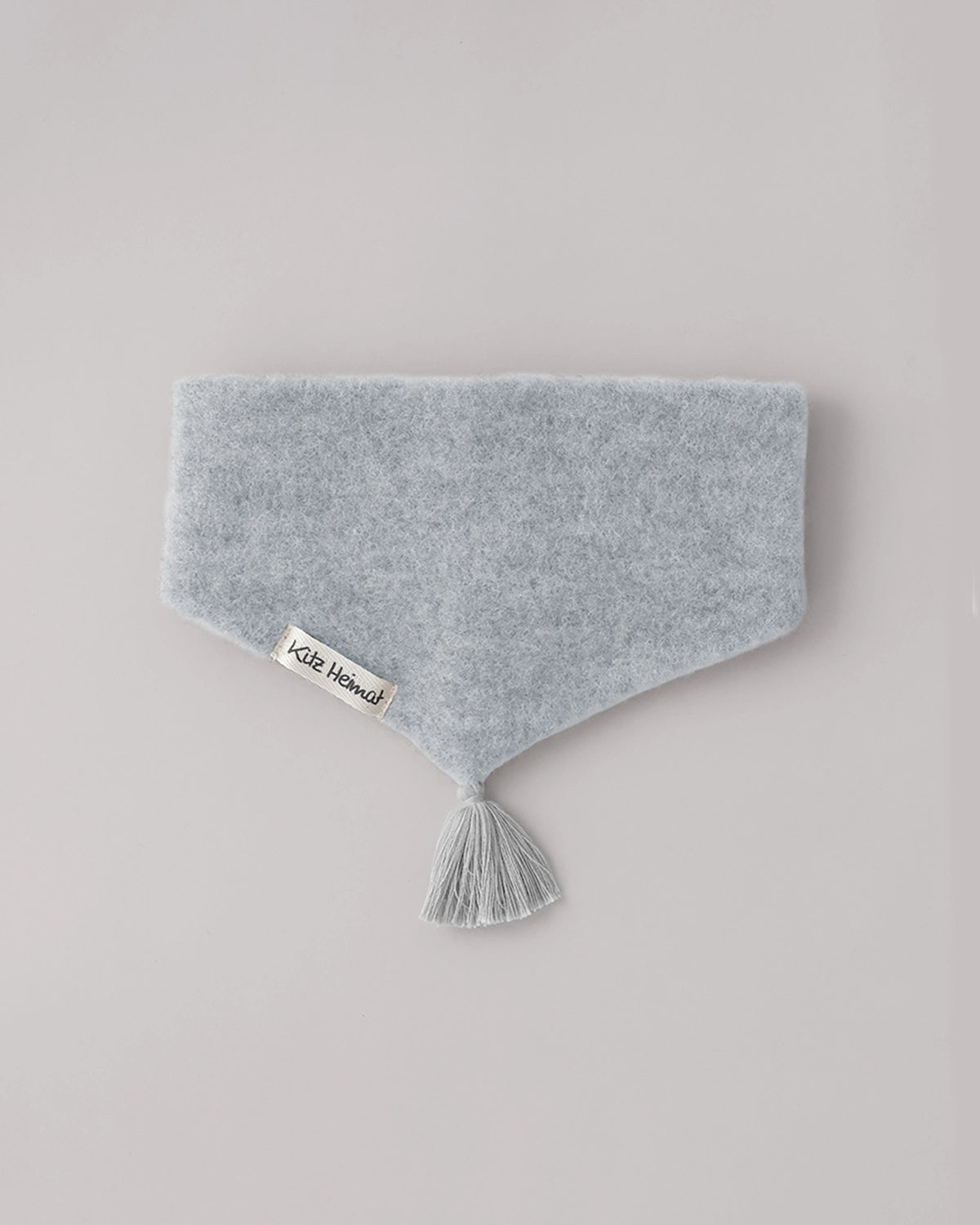 Wollfleece Schal - Sky Grey/Grey