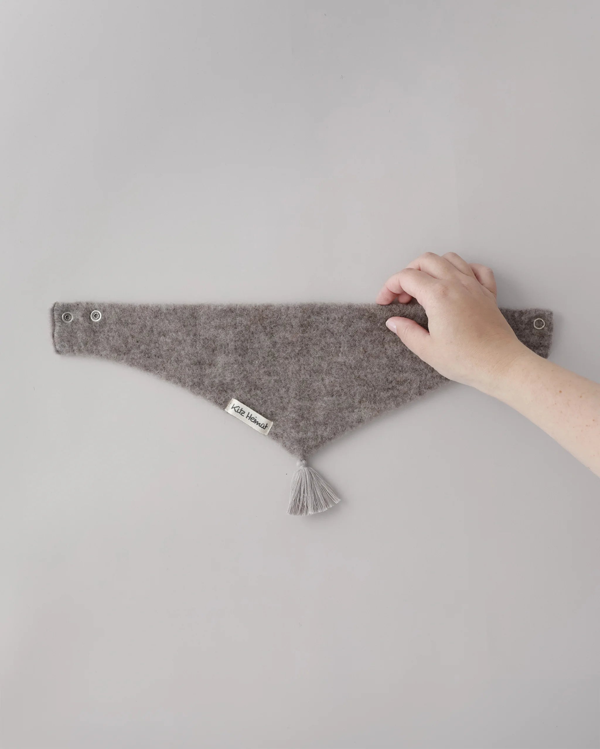 Wollfleece Schal - Greige/Nude