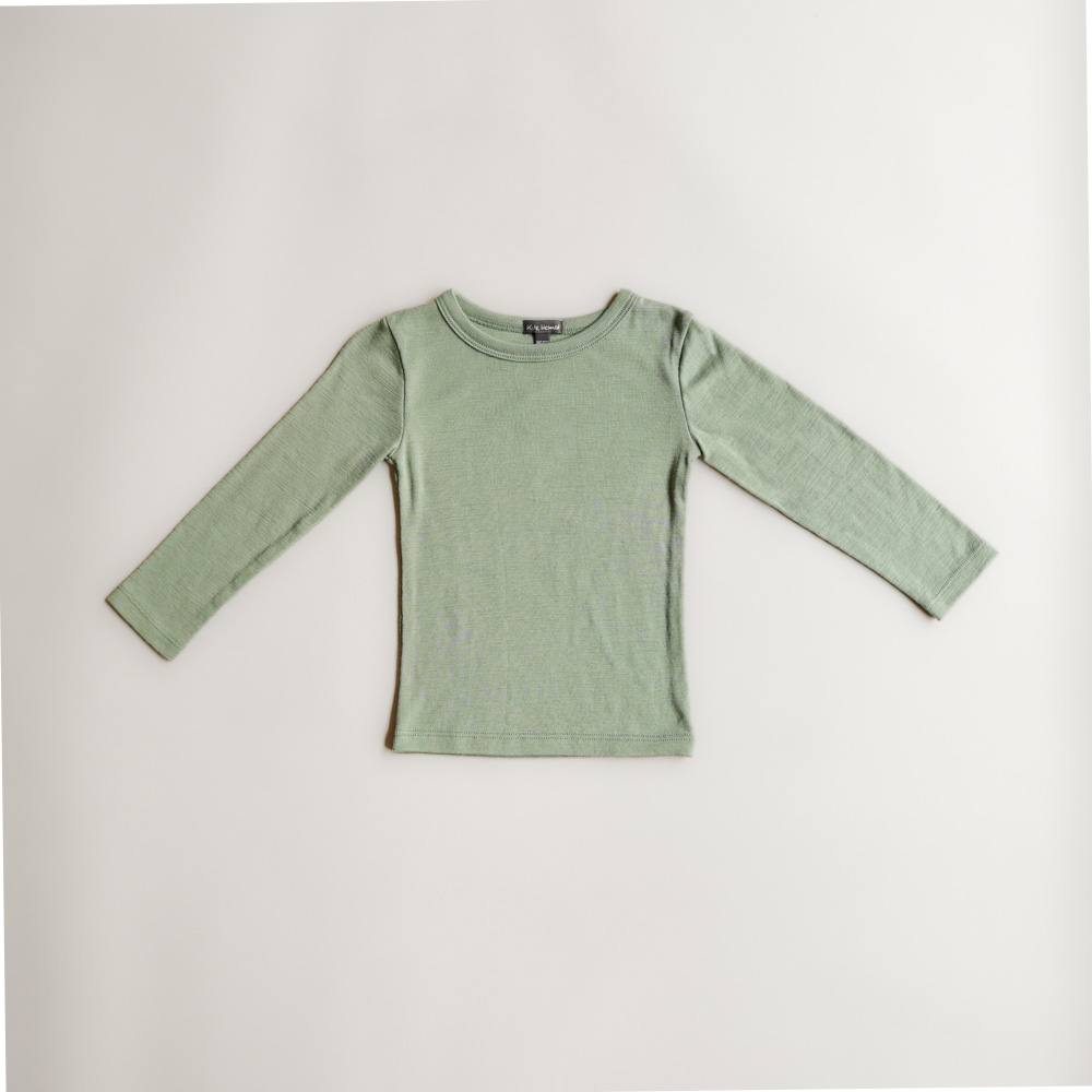 Shirt Merino Dusty Green