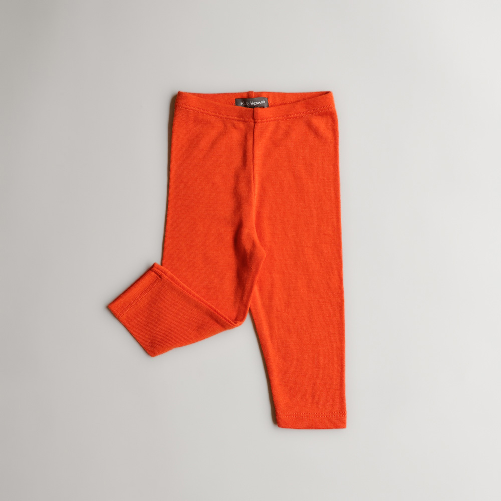 Leggings Wolle/Seide Bright Orange 