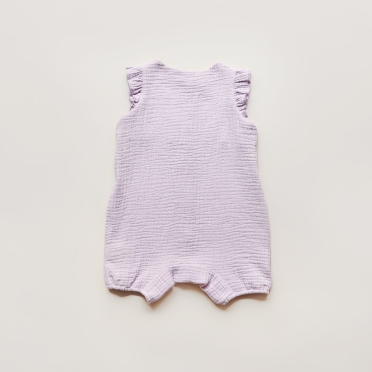 Overall Musselin Volant Pastel Lilac